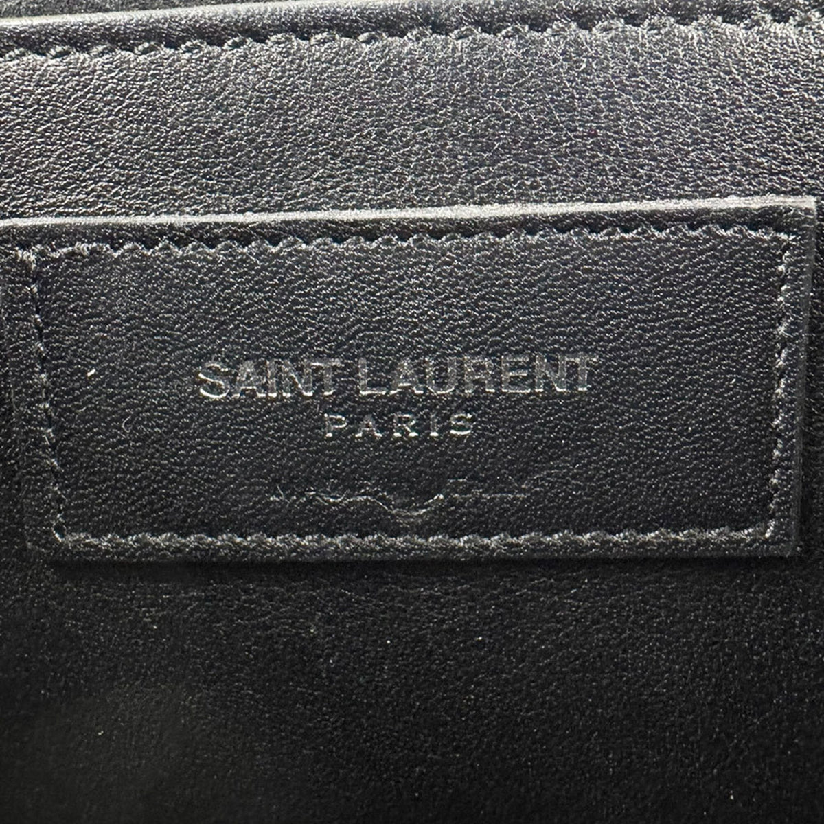 Saint Laurent Black Leather Shoulder Bag (Pre-Owned)
