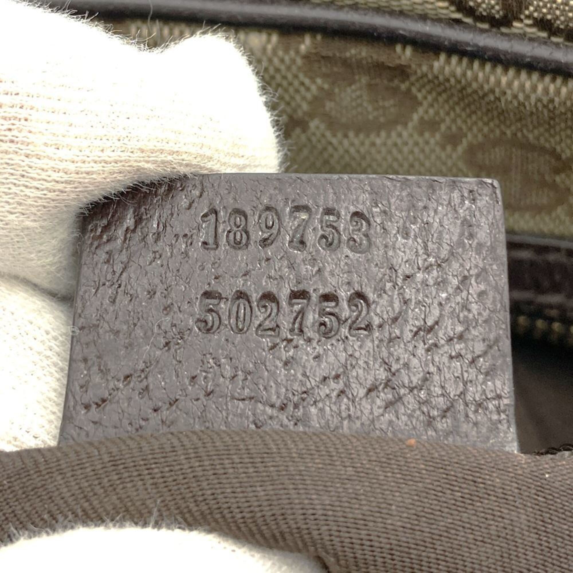 Gucci Gg Canvas Brown Gg Canvas Shoulder Bag Tote Bag (Pre-Owned)