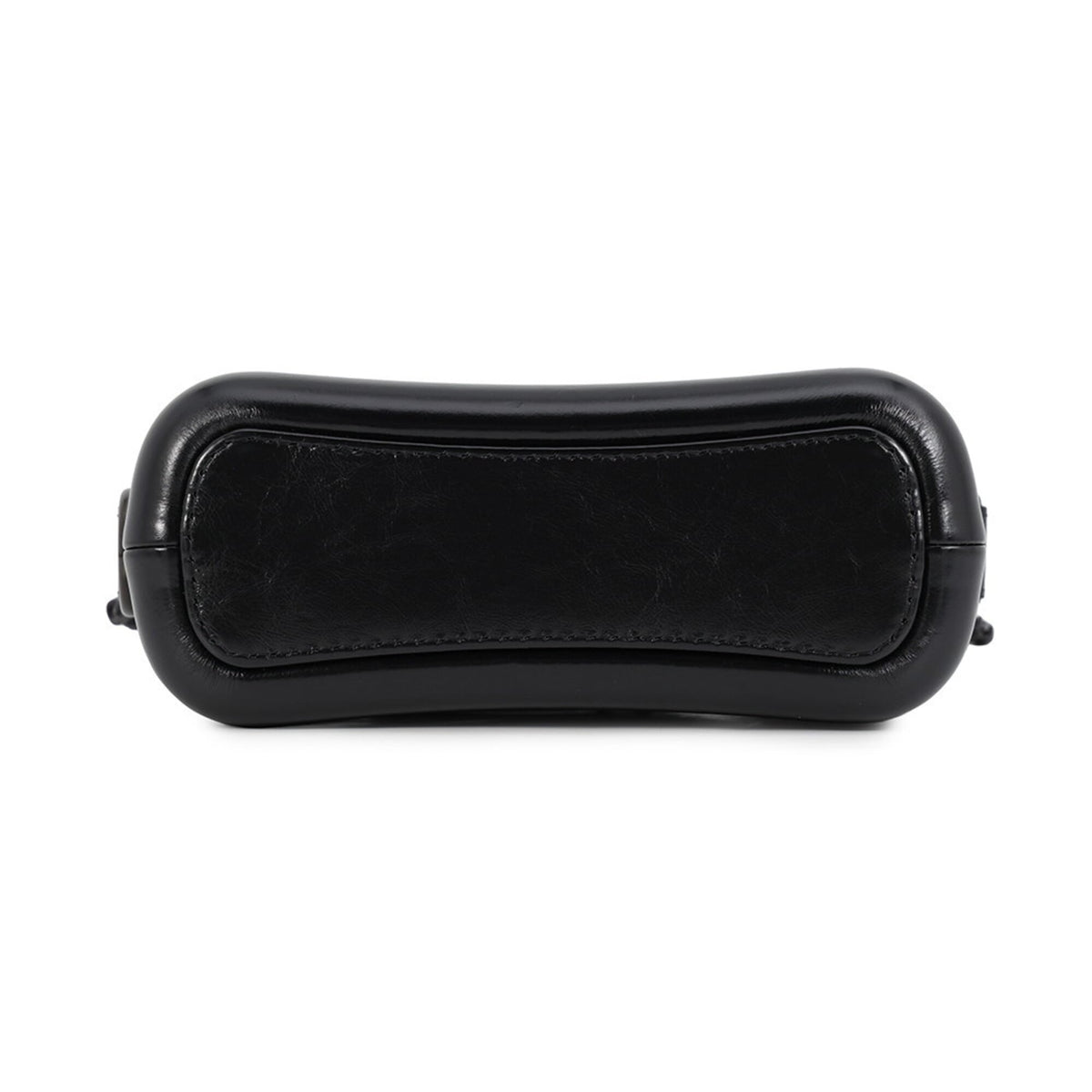 Chanel Gabriel Black Leather Handbag Shoulder Bag (Pre-Owned)