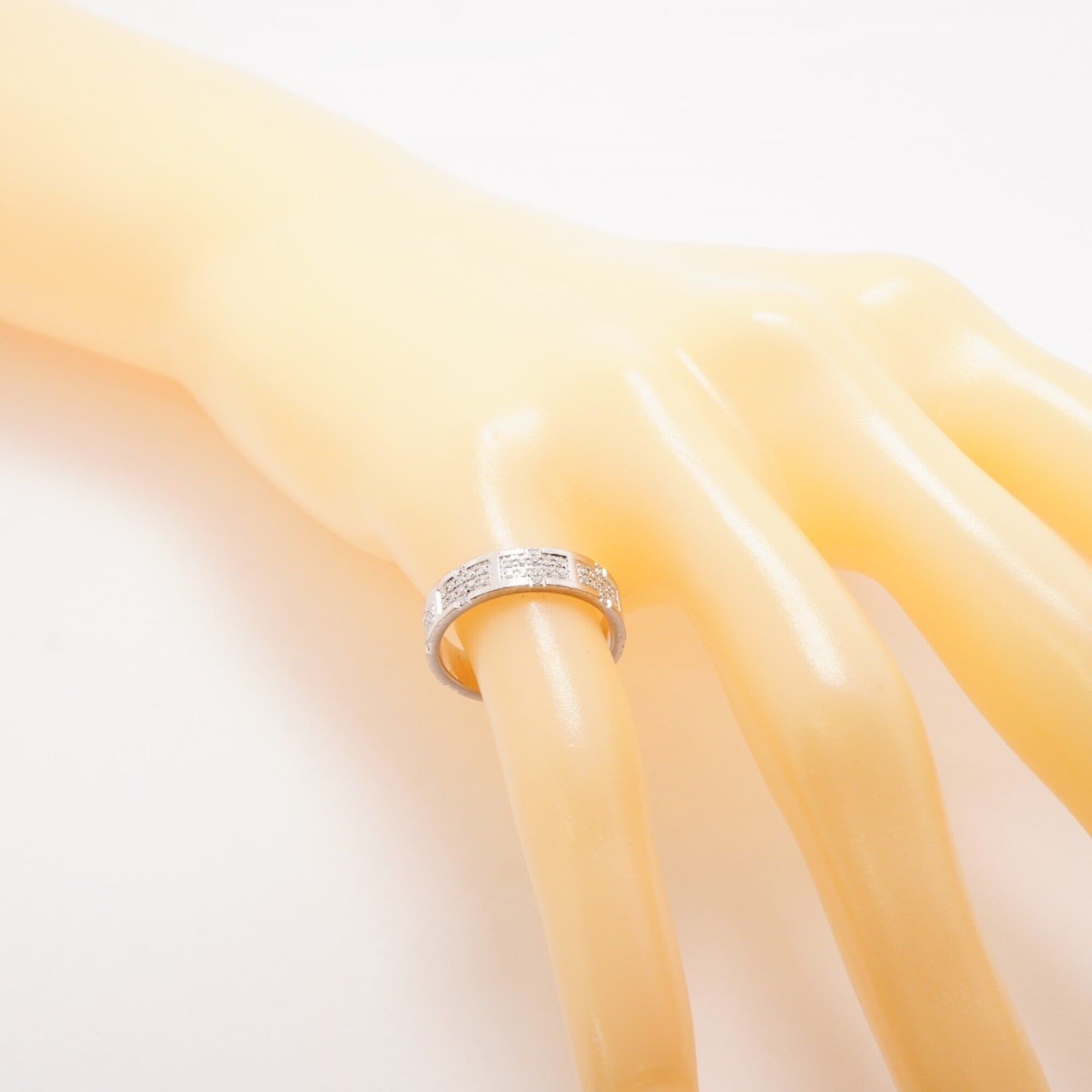 Hermes White Gold (18K) Band Ring (Pre-Owned)