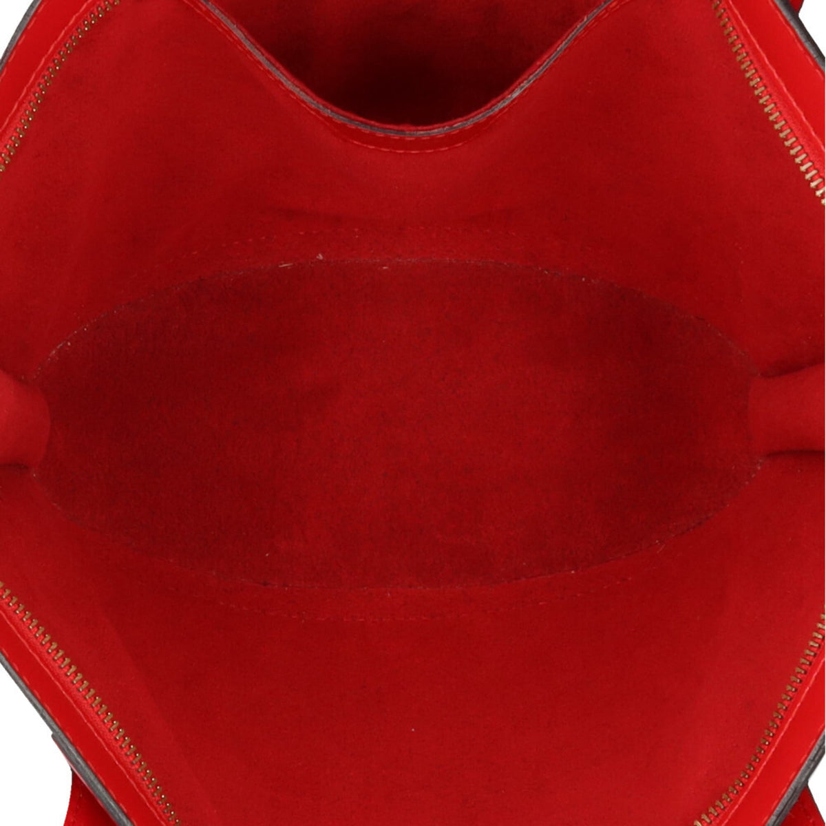 Louis Vuitton Epi Castilian Red Red Color Epi Leather Handbag Shoulder Bag (Pre-Owned)