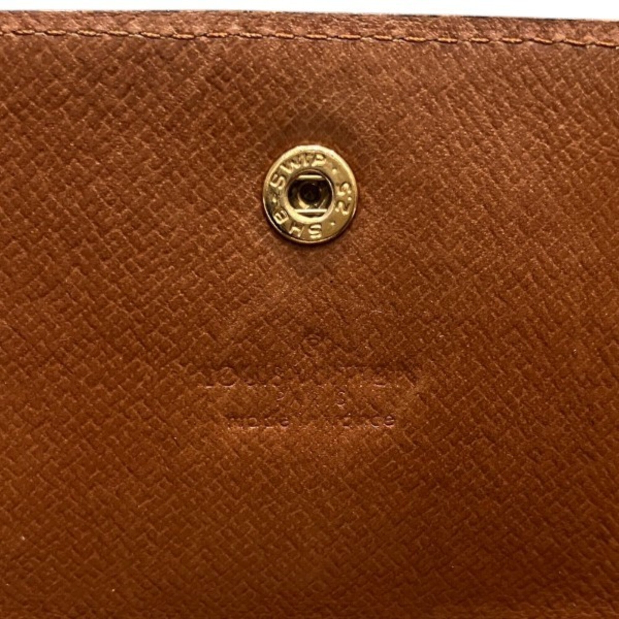 Louis Vuitton Monogram Brown Monogram Long Wallet (Tri-Fold) (Pre-Owned)