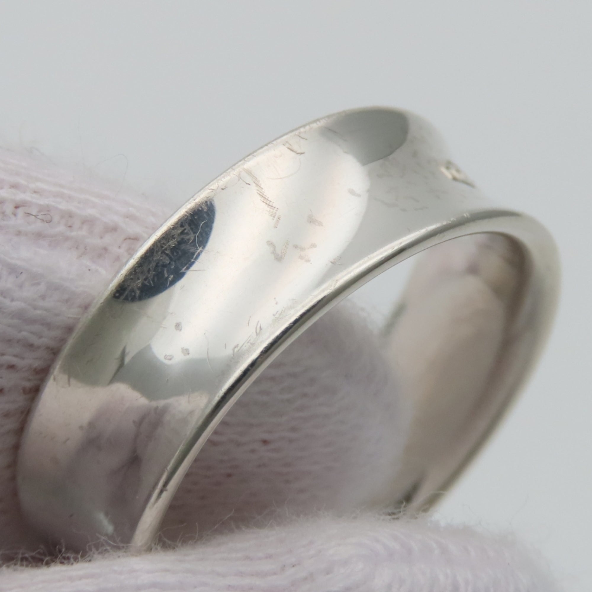 Tiffany Silver Silver 925 Band Ring (Pre-Owned)