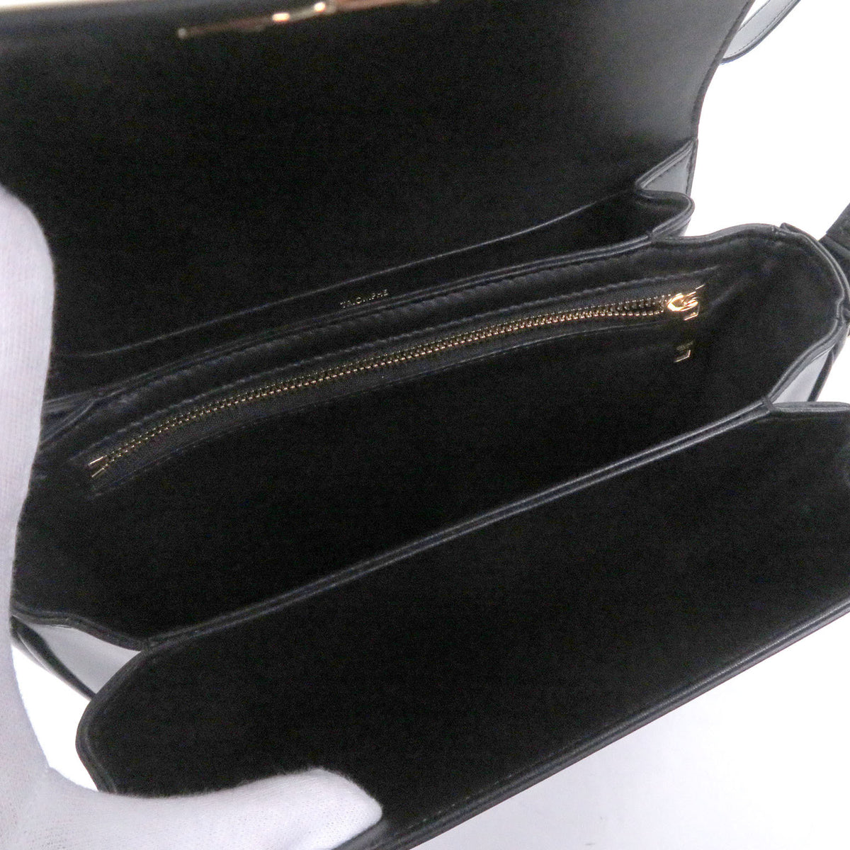 Celine Black Leather Shoulder Bag (Pre-Owned)