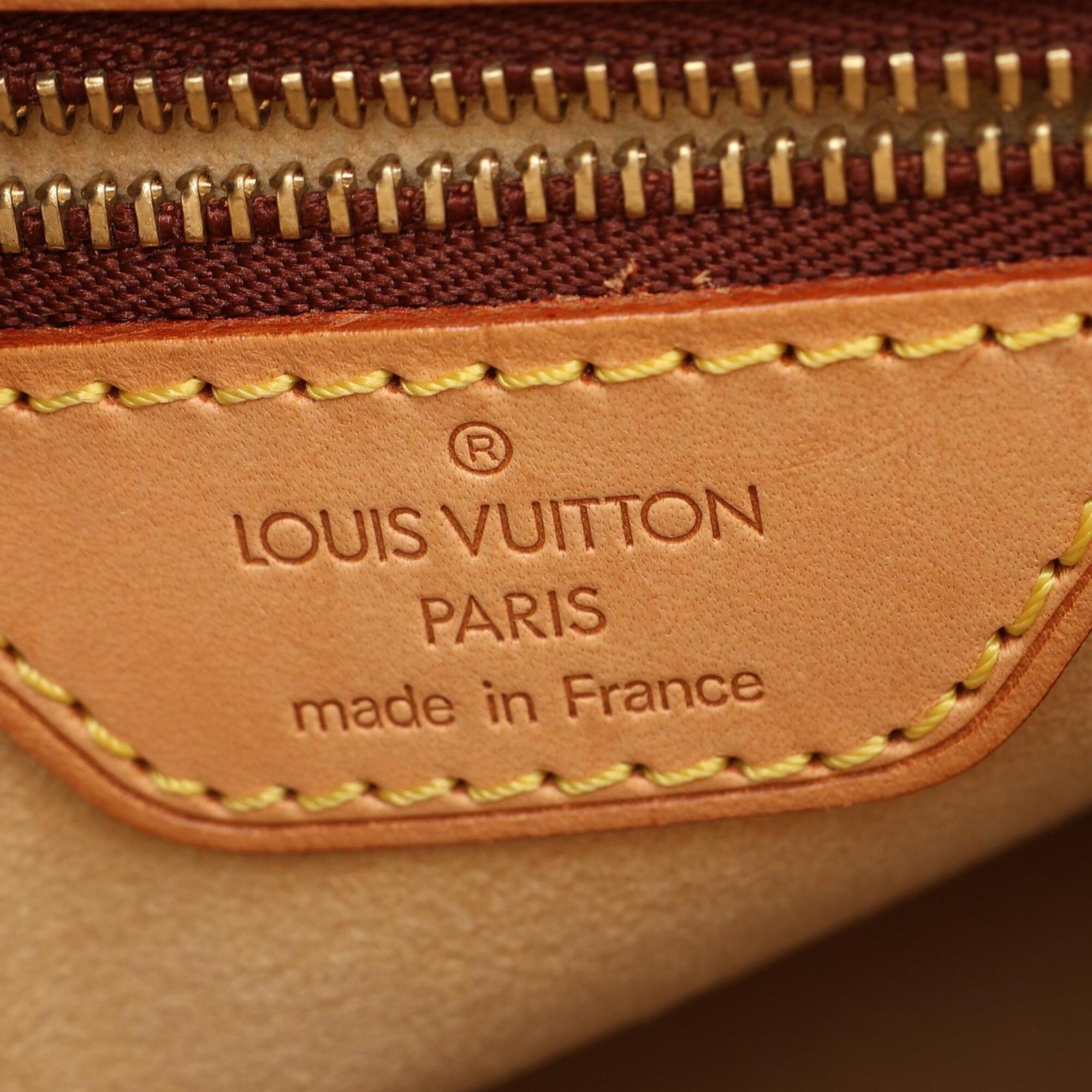 Louis Vuitton Brown Monogram Monogram Leather Handbag Shoulder Bag (Pre-Owned)