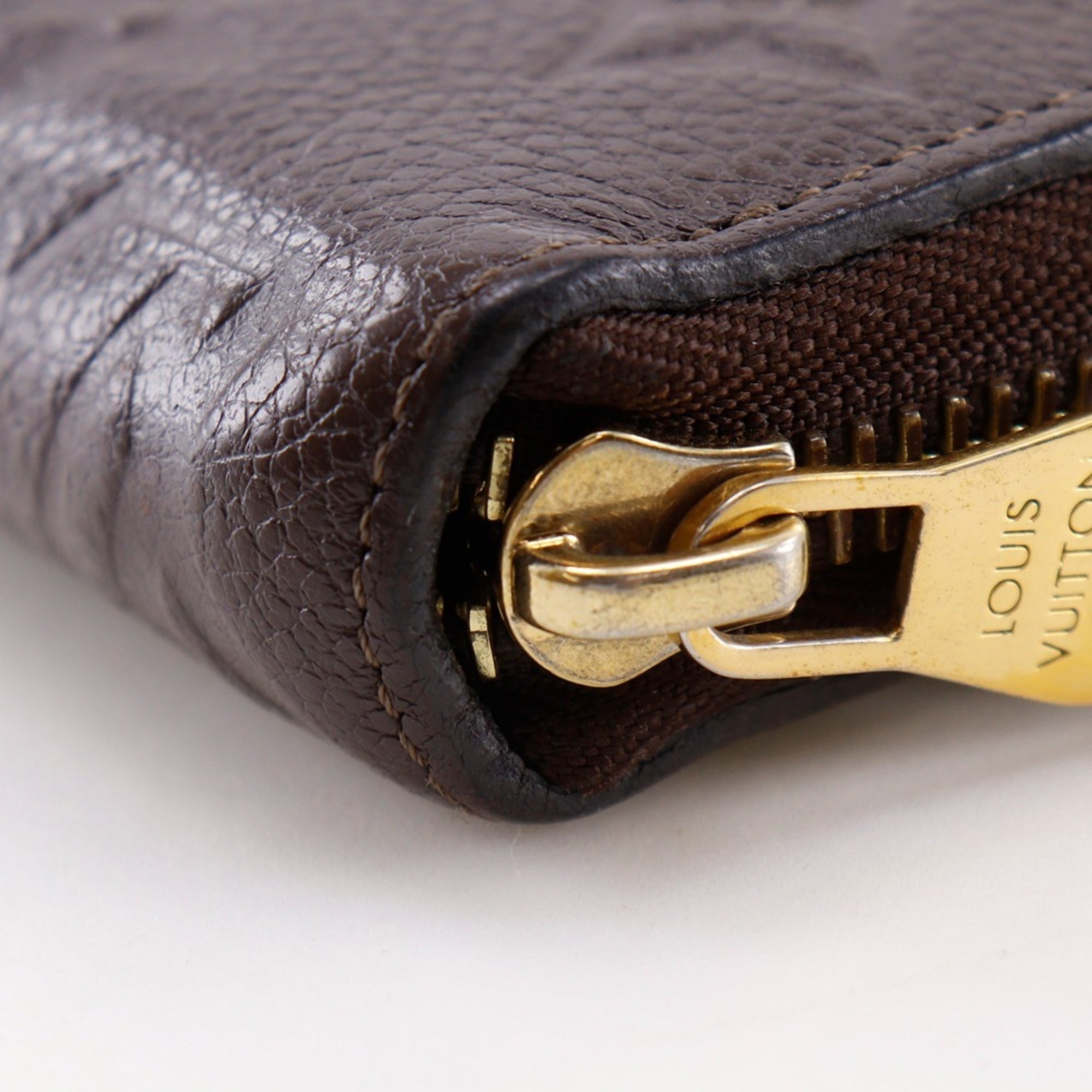 Louis Vuitton Monogram Empreinte Brown Ombre Monogram Empreinte Long Wallet (Bi-Fold) (Pre-Owned)