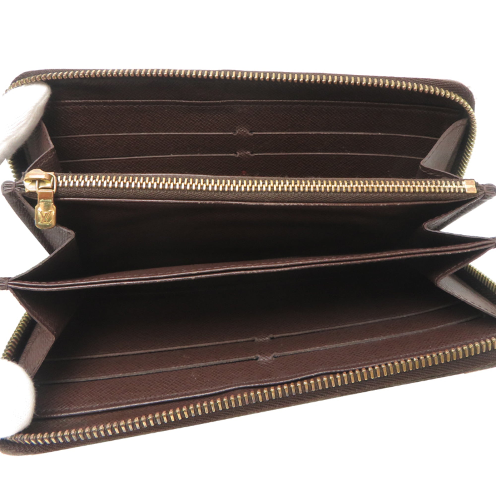 Louis Vuitton Brown Damier Canvas Long Wallet (Bi-Fold) (Pre-Owned)