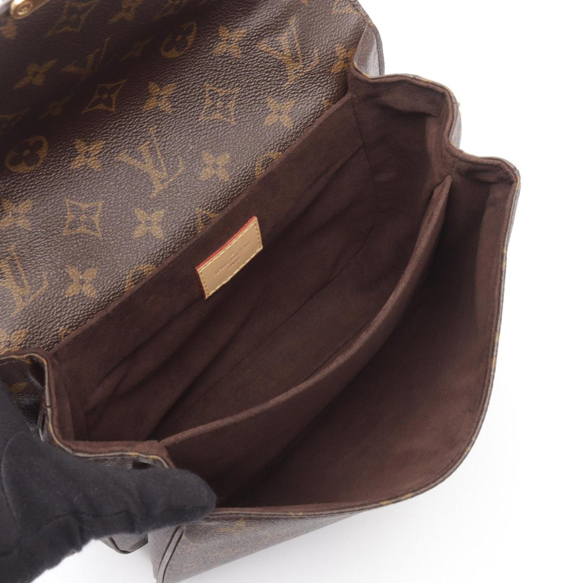 Louis Vuitton Brown Coated Canvas Pvc Leather Handbag Pochette (Pre-Owned)