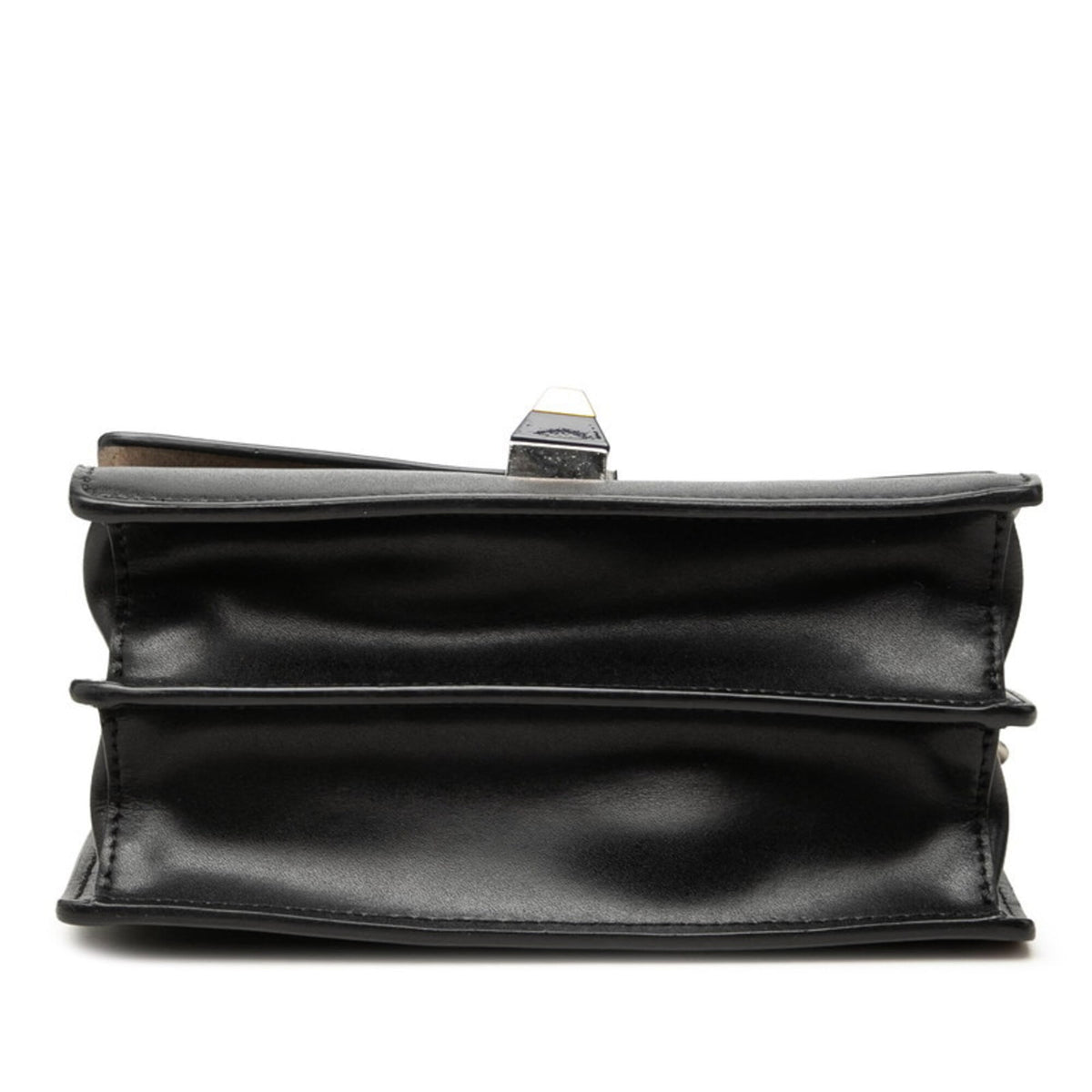 Fendi Black Leather Shoulder Bag (Pre-Owned)