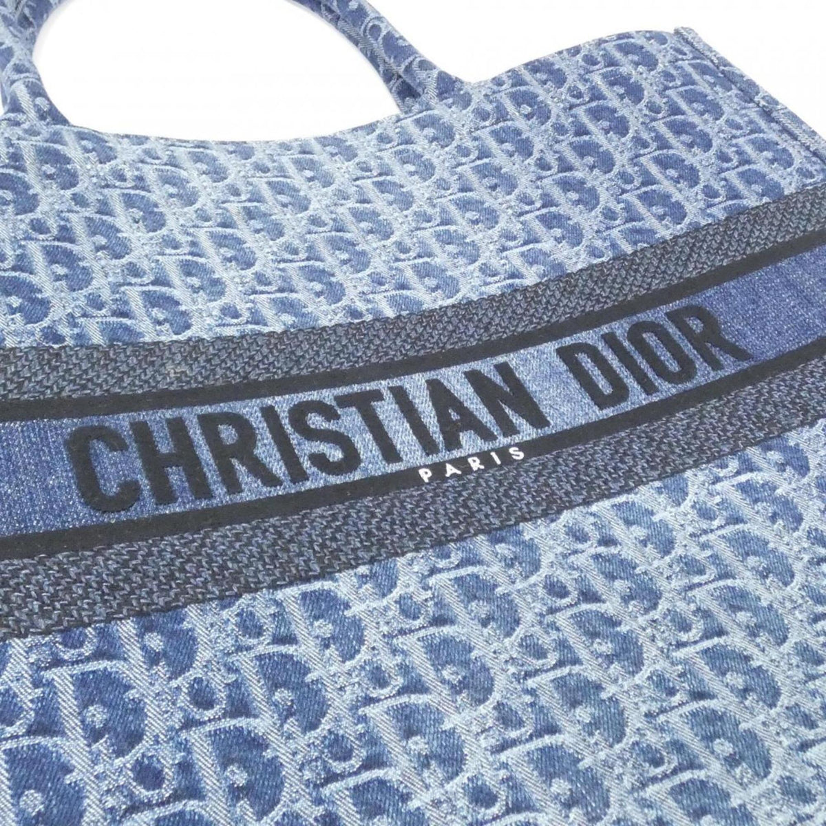 Christian Dior Blue Denim Handbag (Pre-Owned)