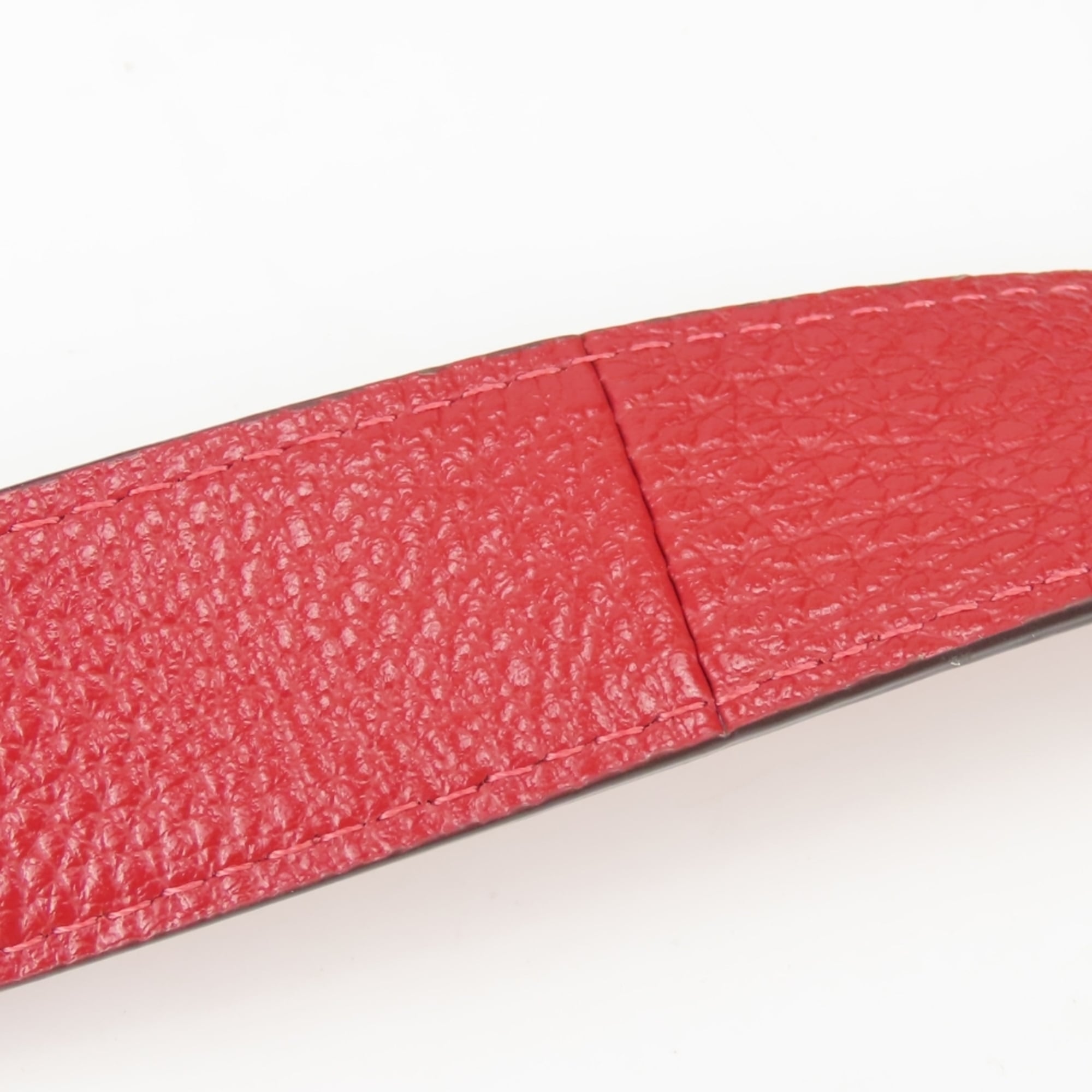 Coach Red Color Leather Shoulder Bag (Pre-Owned)