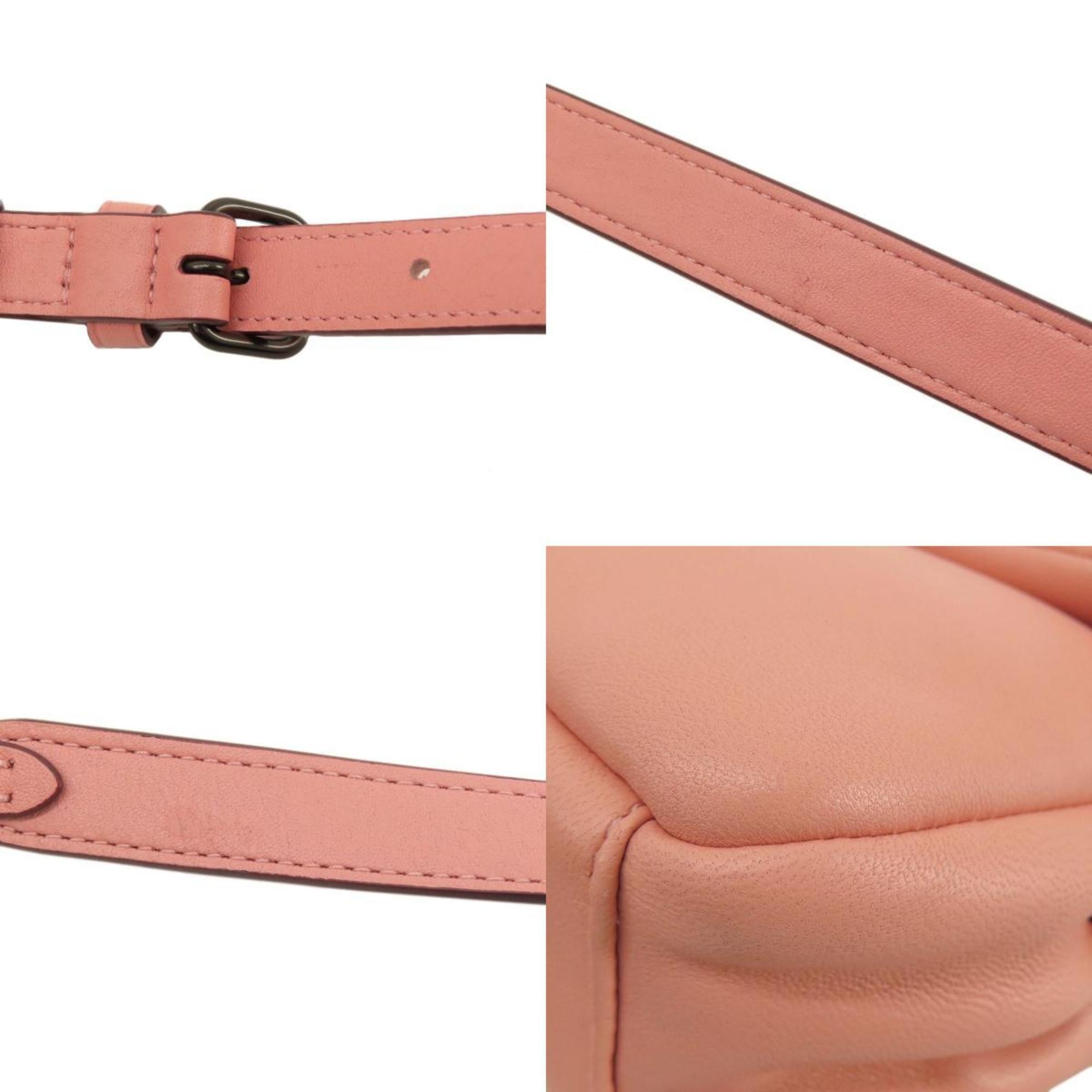 Coach Pink Leather Handbag (Pre-Owned)