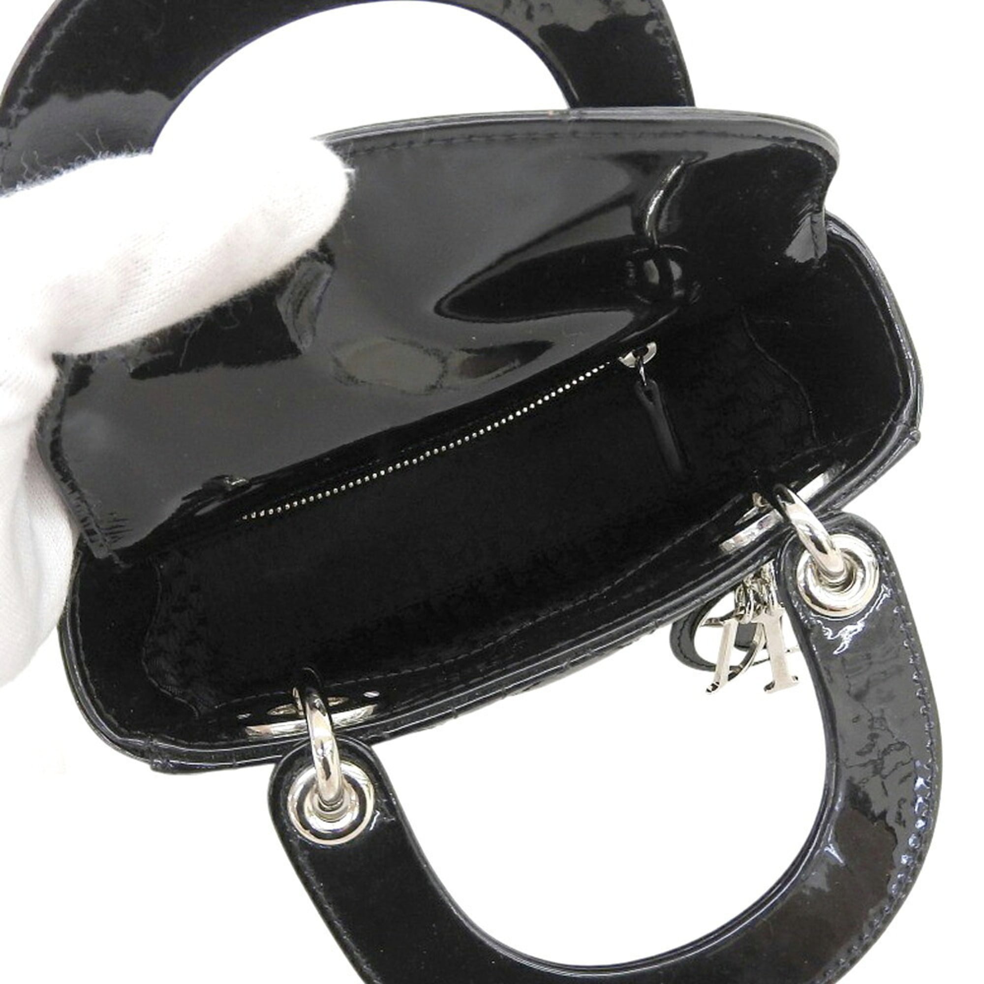 Christian Dior Black Leather Handbag (Pre-Owned)