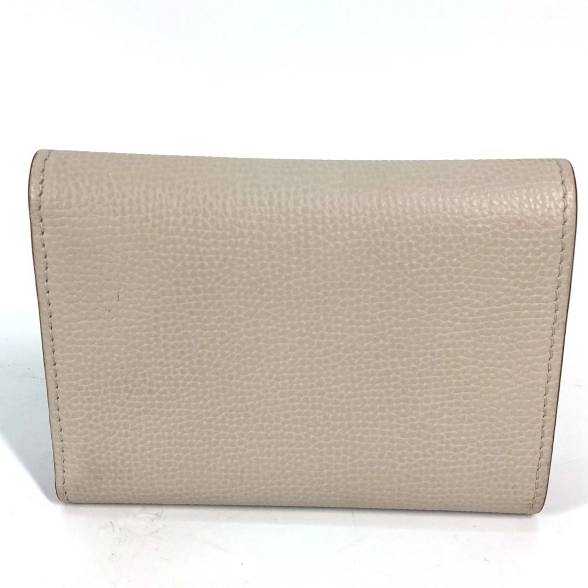 Loewe Beige Leather Coin Purse/Coin Case (Pre-Owned)