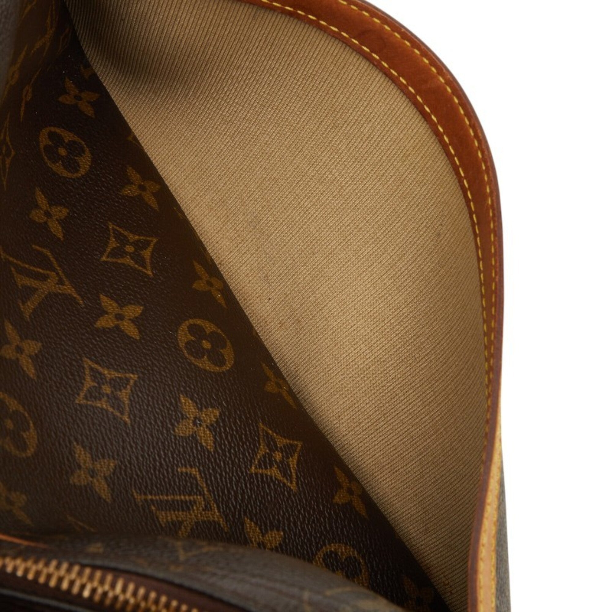 Louis Vuitton Brown Pvc Leather Shoulder Bag (Pre-Owned)
