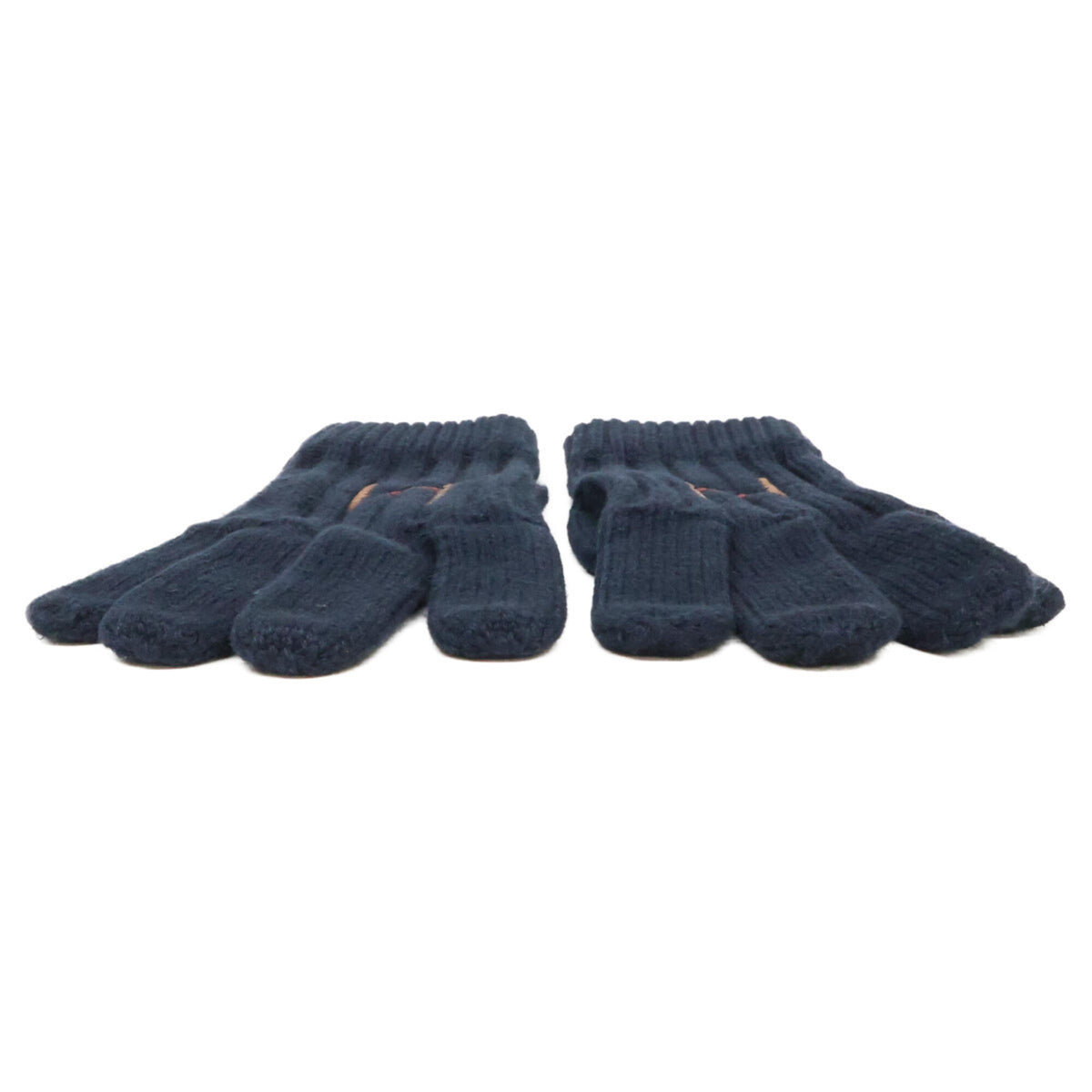 Hermes Navy Cashmere Warm Gloves (Pre-Owned)
