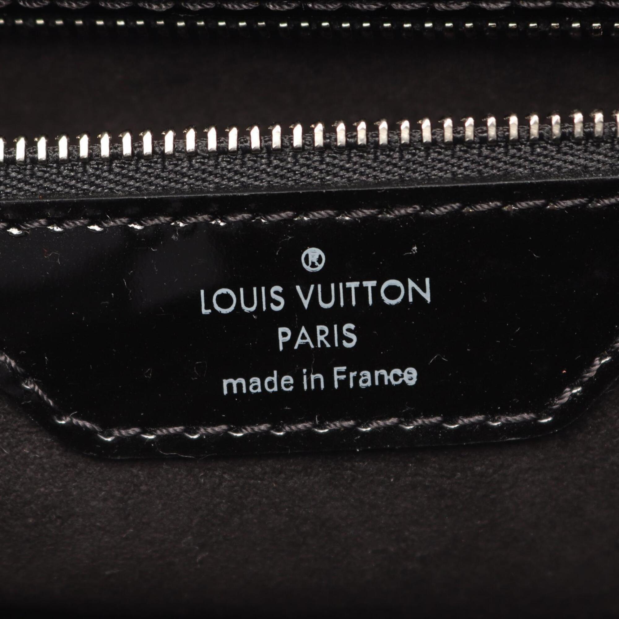 Louis Vuitton Black Noir Leather Handbag (Pre-Owned)