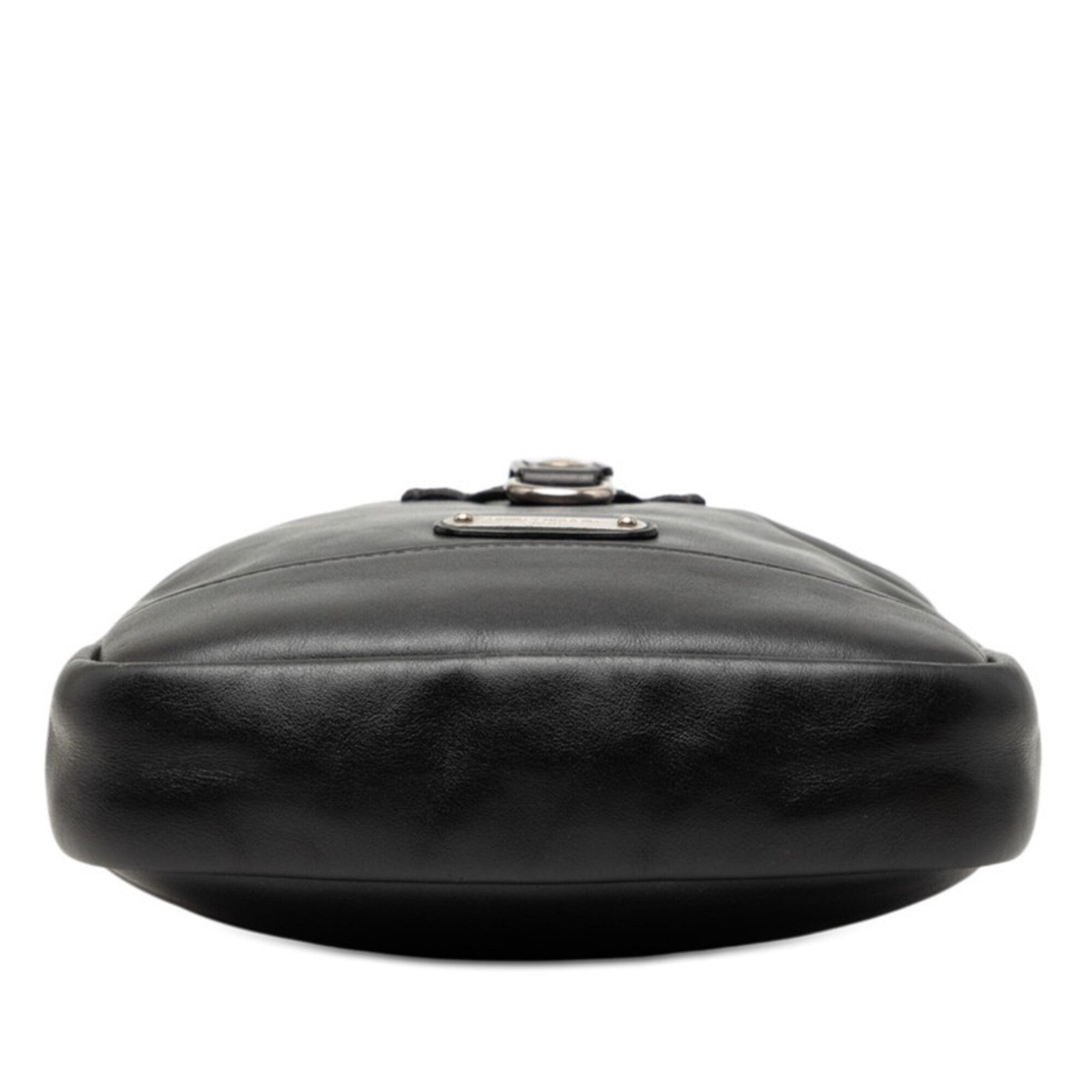 Saint Laurent Black Leather Shoulder Bag (Pre-Owned)
