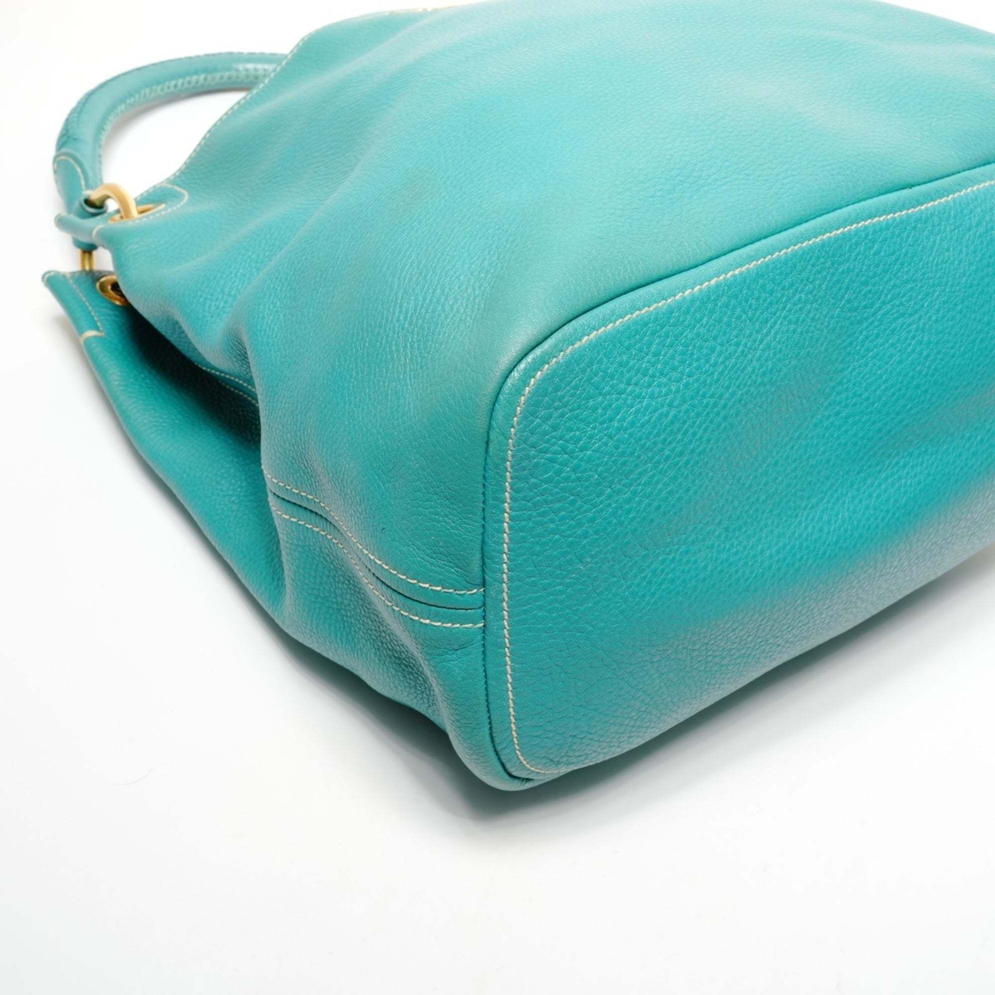Prada Green Shoulder Bag (Pre-Owned)