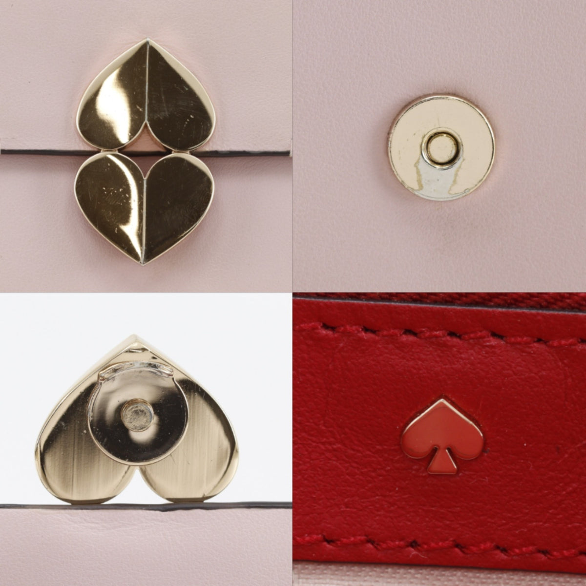 Kate Spade Pink Leather Chain/Shoulder Wallet (Pre-Owned)
