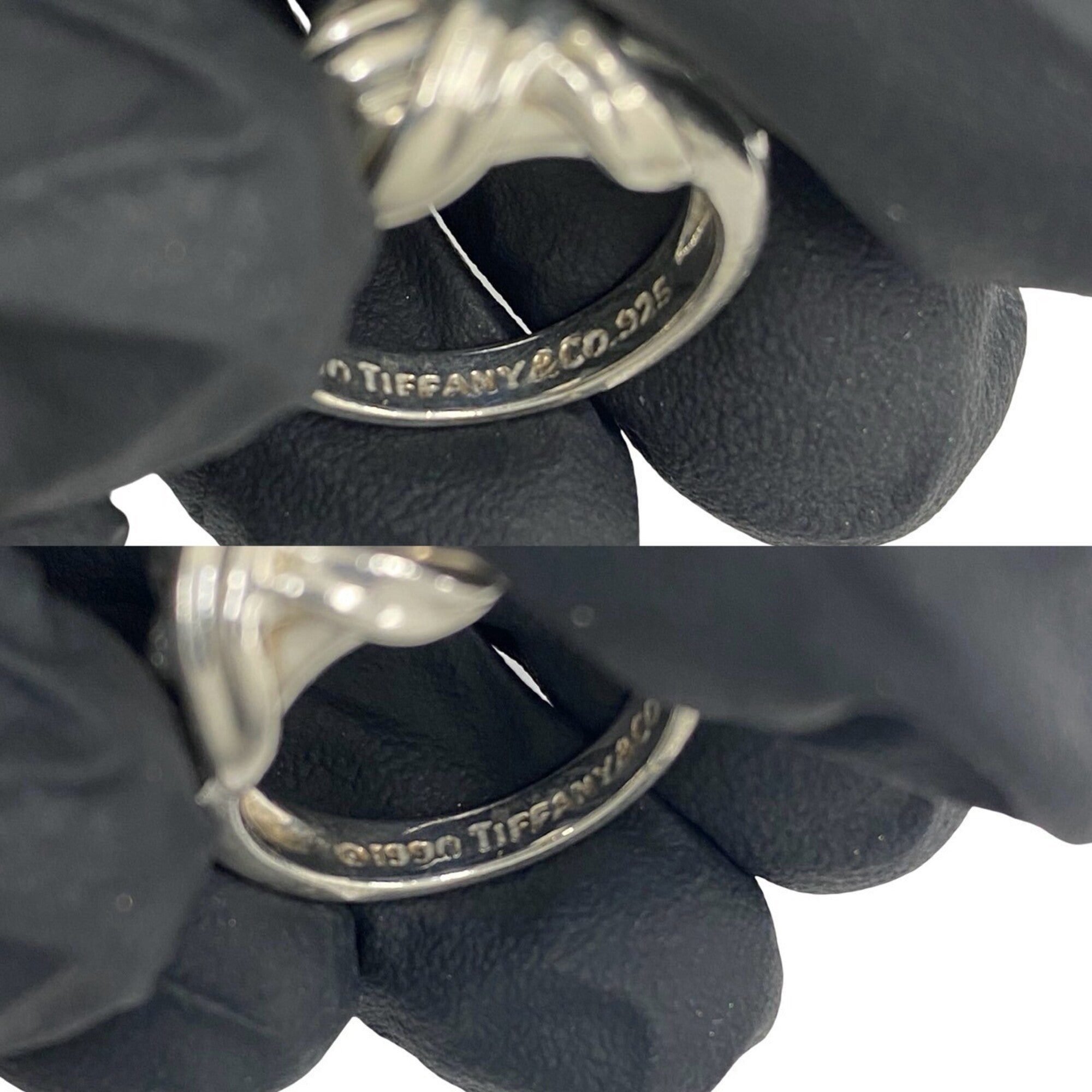 Tiffany Silver Silver 925 Band Ring (Pre-Owned)
