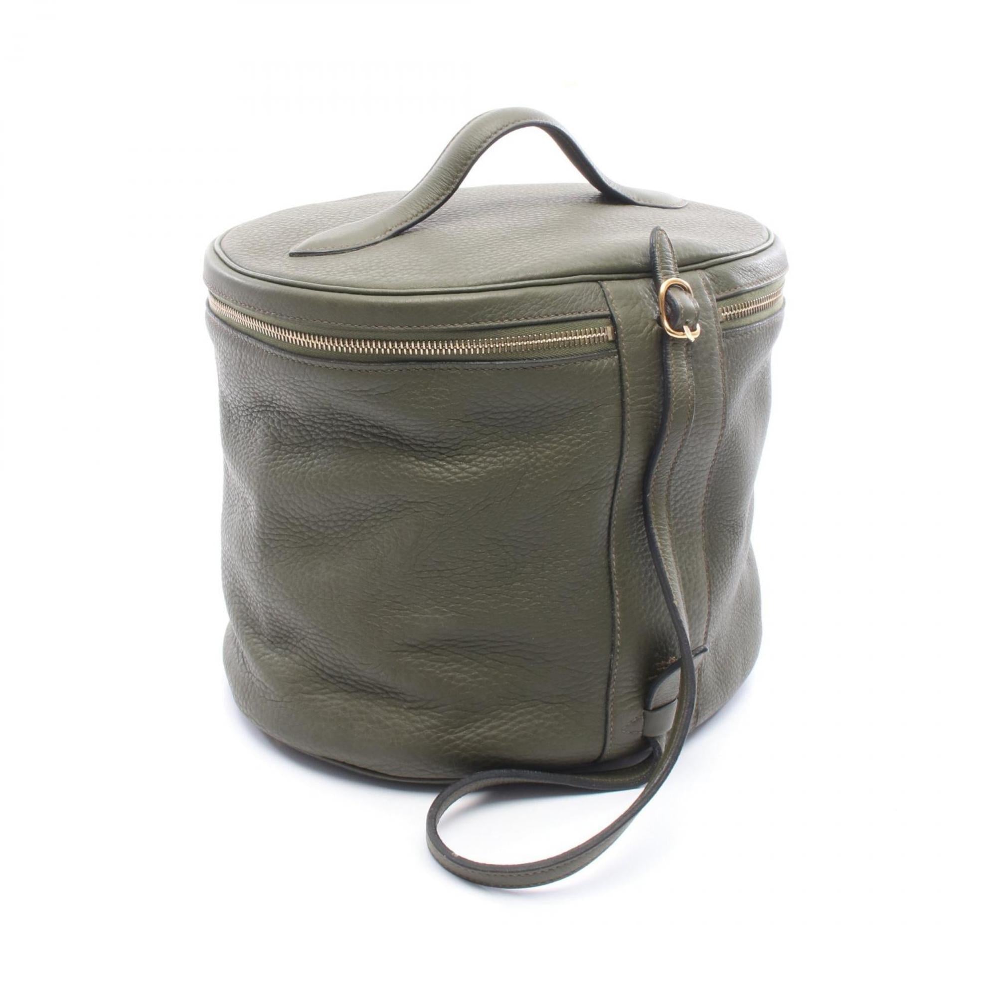 Hermes Intercity Khaki Taurillon Clemence Leather Handbag (Pre-Owned)