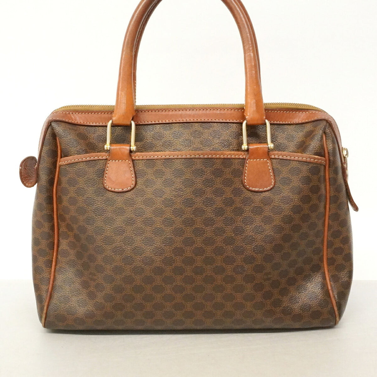 Celine Brown Pvc Handbag (Pre-Owned)