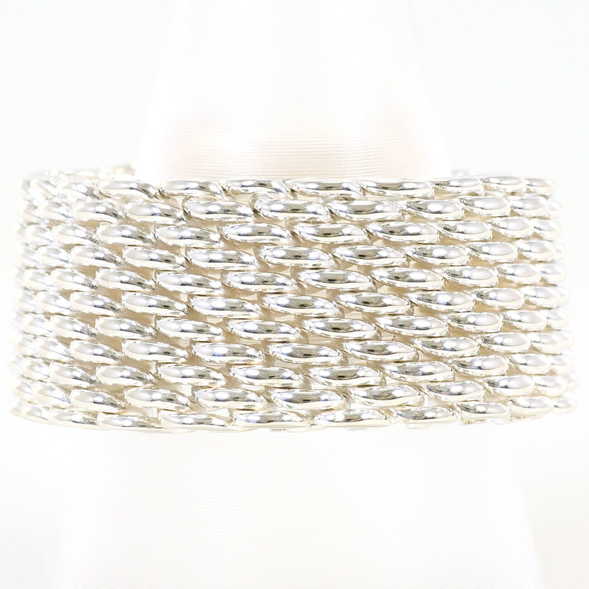 Tiffany Silver Silver 925 Band Ring (Pre-Owned)