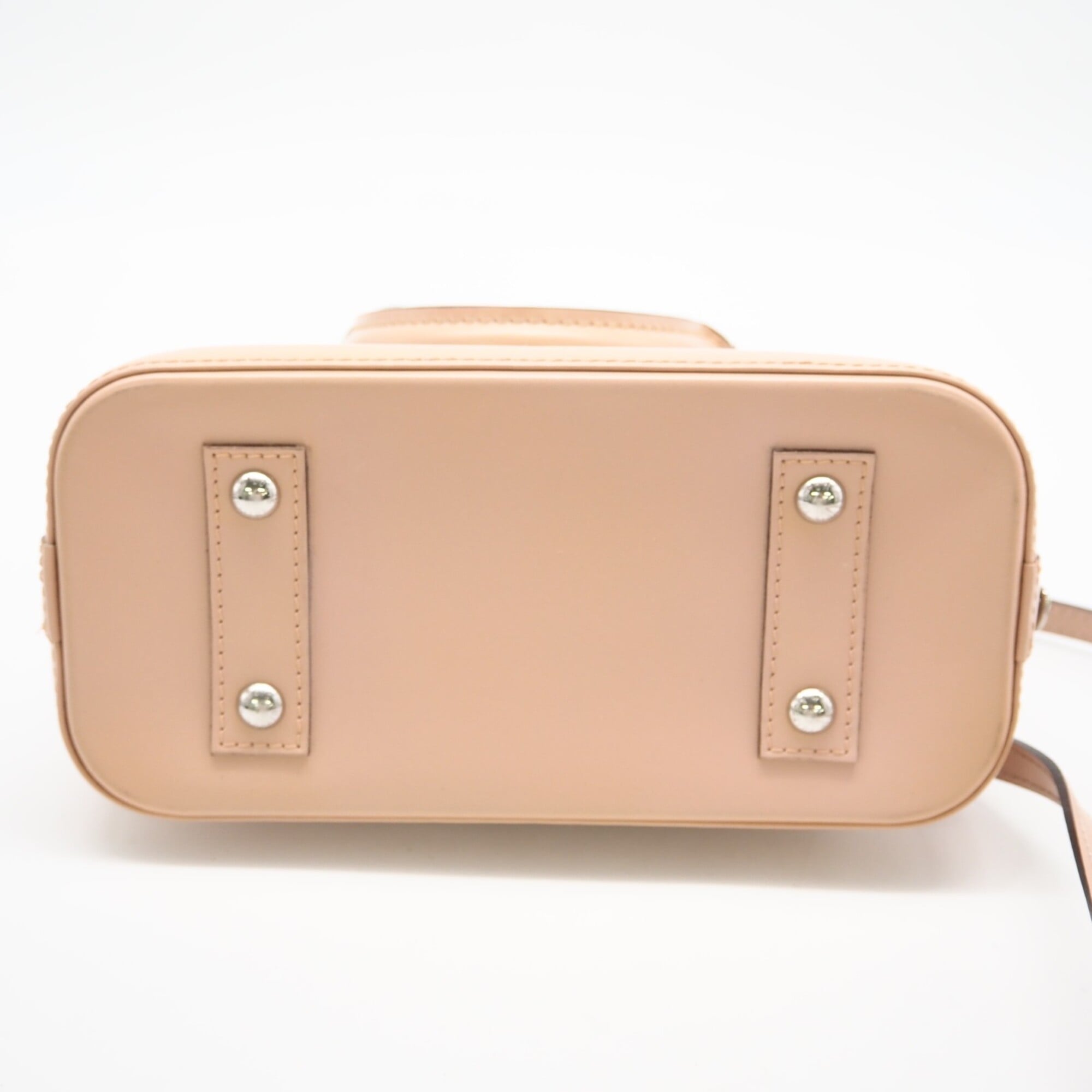 Louis Vuitton Pink Beige Leather Handbag (Pre-Owned)