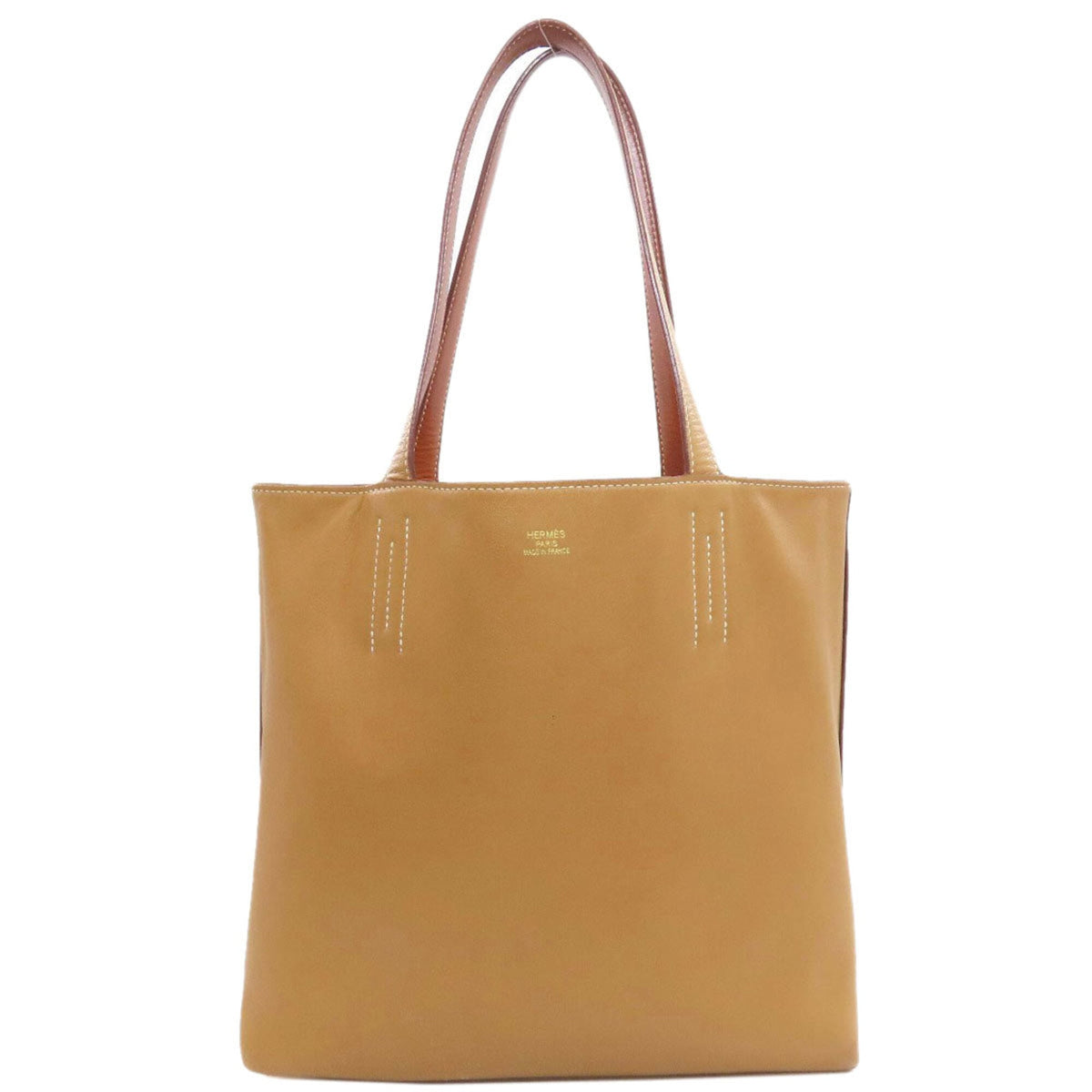 Hermes Brown Swift Leather Tote Bag (Pre-Owned)