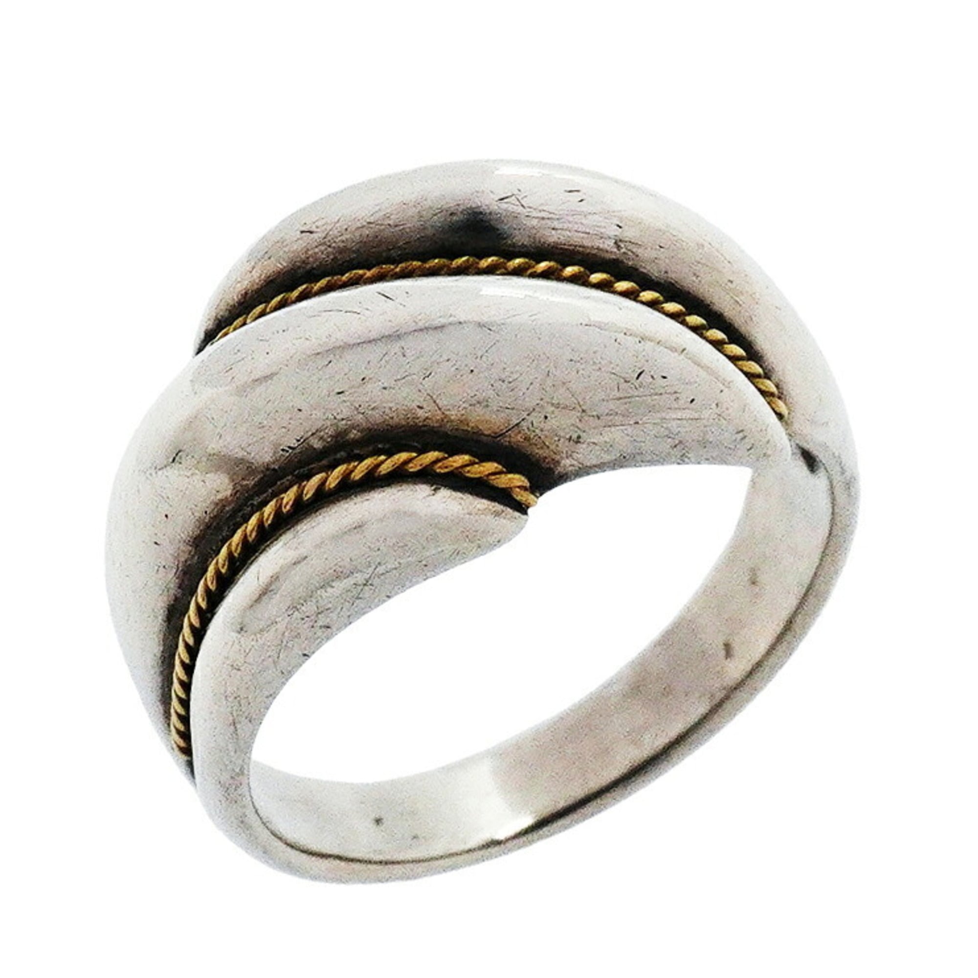 Tiffany Yellow Gold (18K) Silver 925 Band Ring (Pre-Owned)