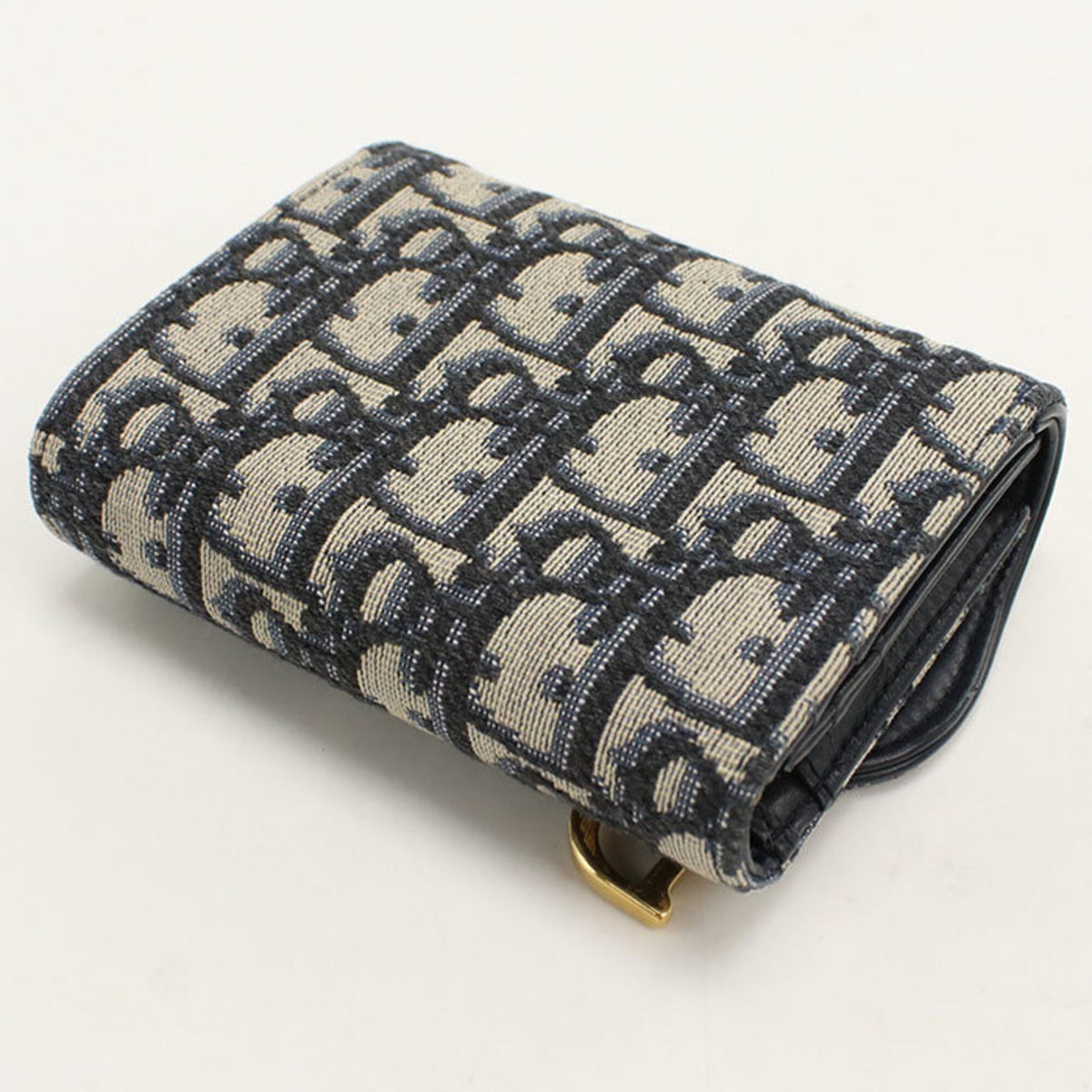Christian Dior Navy Wallet (Tri-Fold) (Pre-Owned)