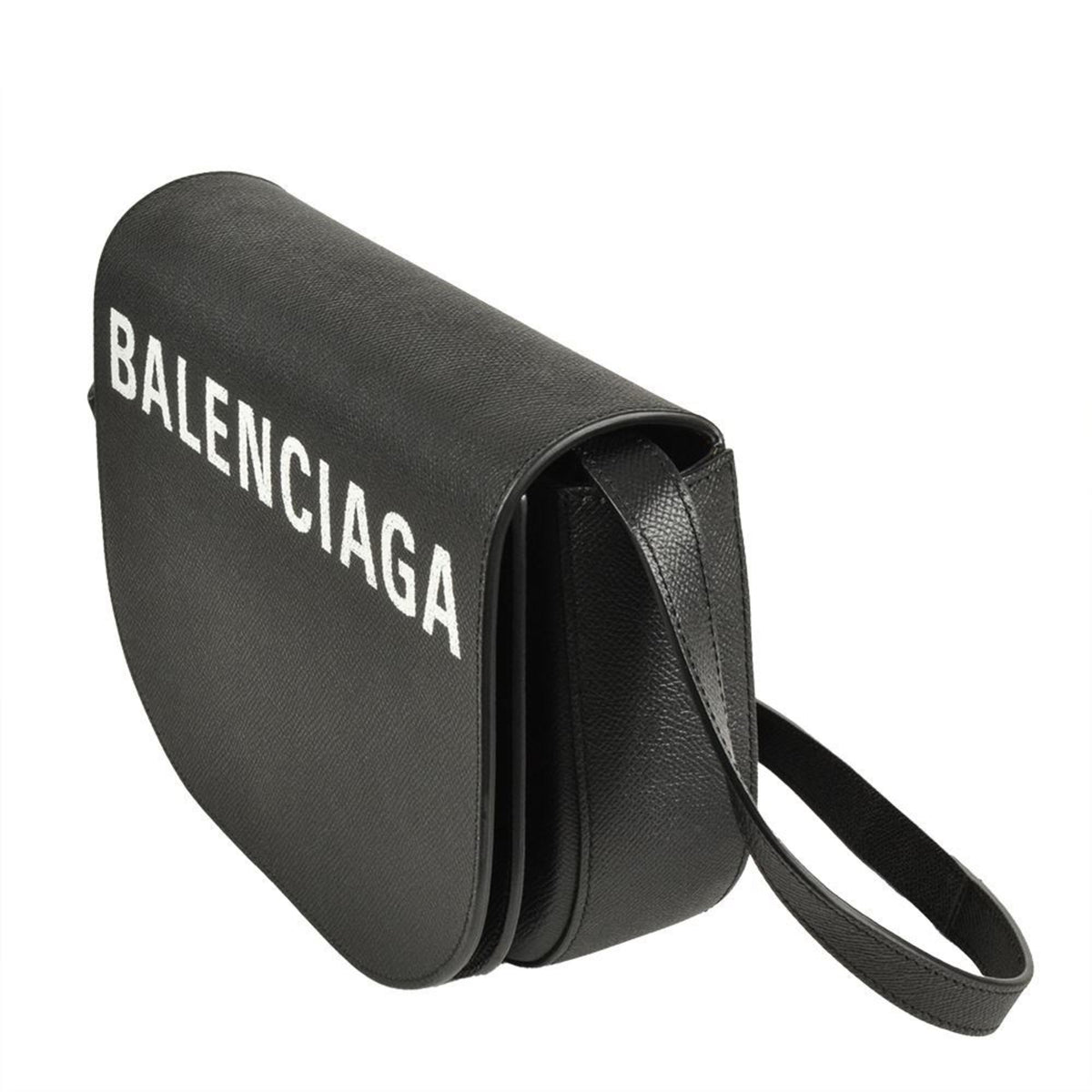 Balenciaga Black Leather Shoulder Bag (Pre-Owned)