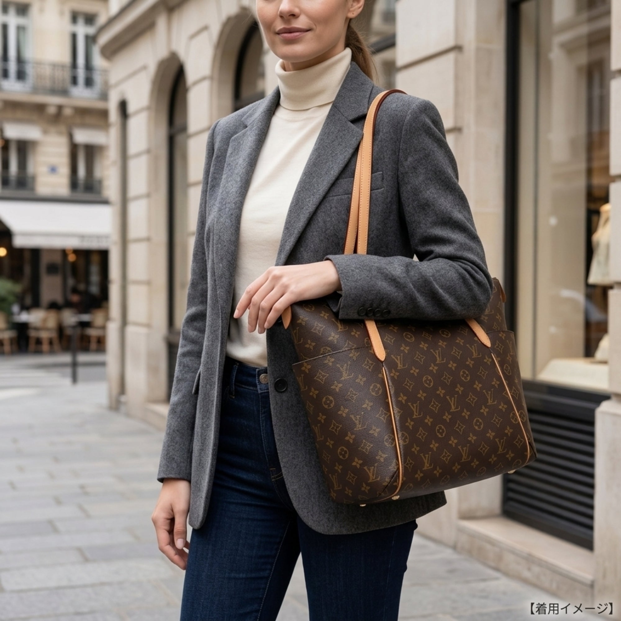 Louis Vuitton Monogram Brown Monogram Tote Bag (Pre-Owned)