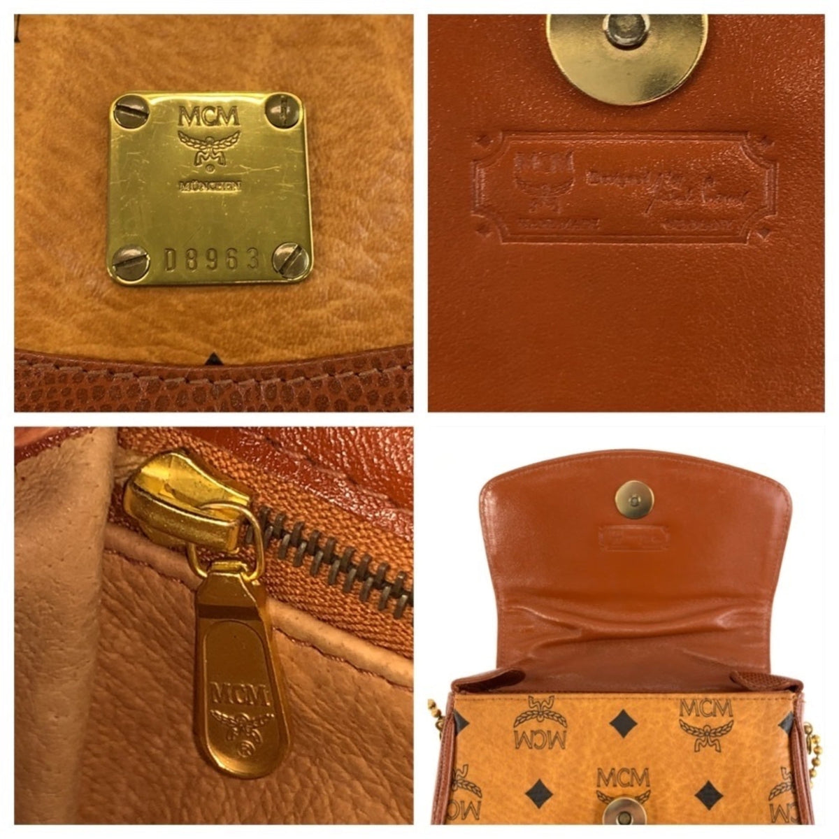 Mcm Brown Pvc Pochette Shoulder Bag (Pre-Owned)