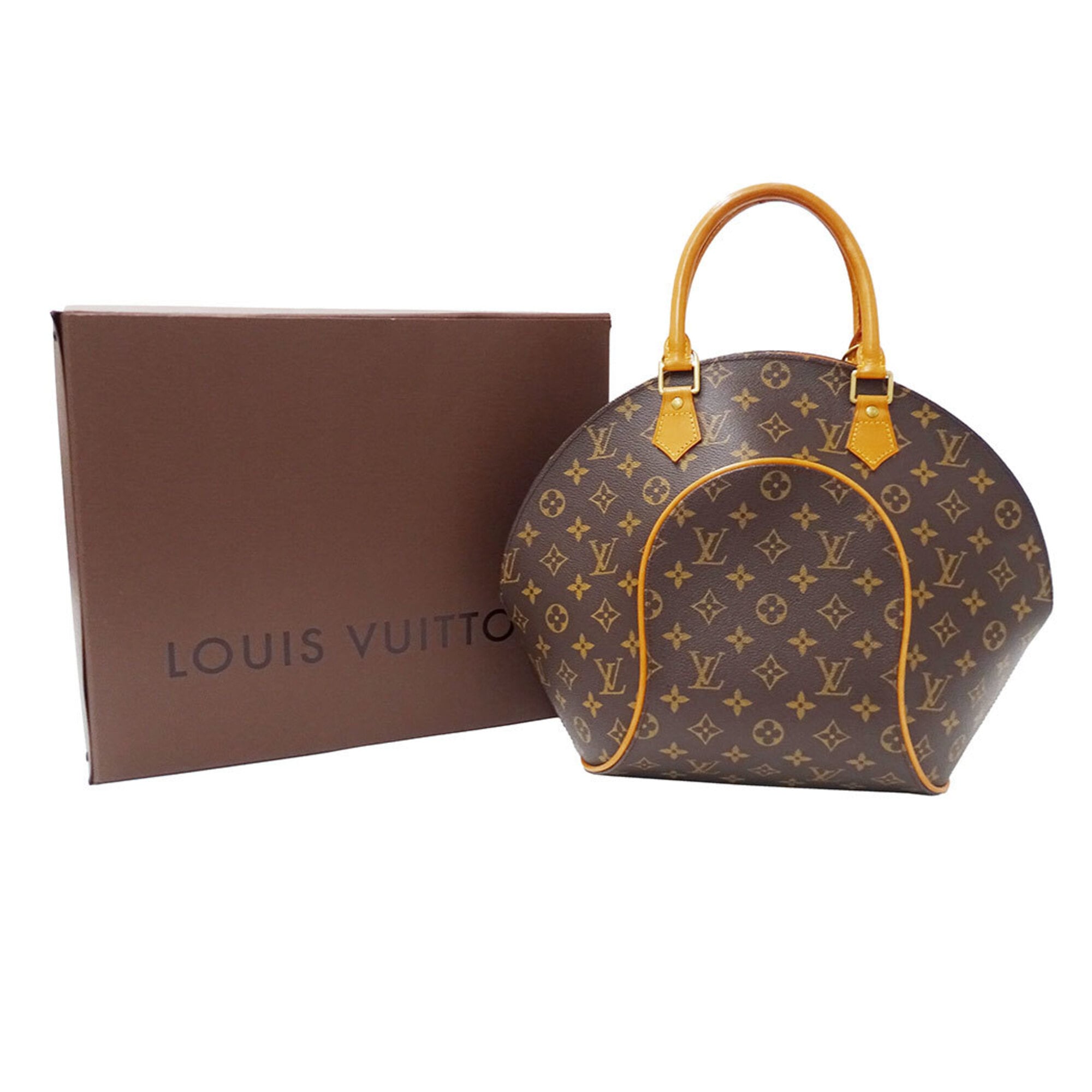 Louis Vuitton Brown Monogram Canvas Handbag (Pre-Owned)
