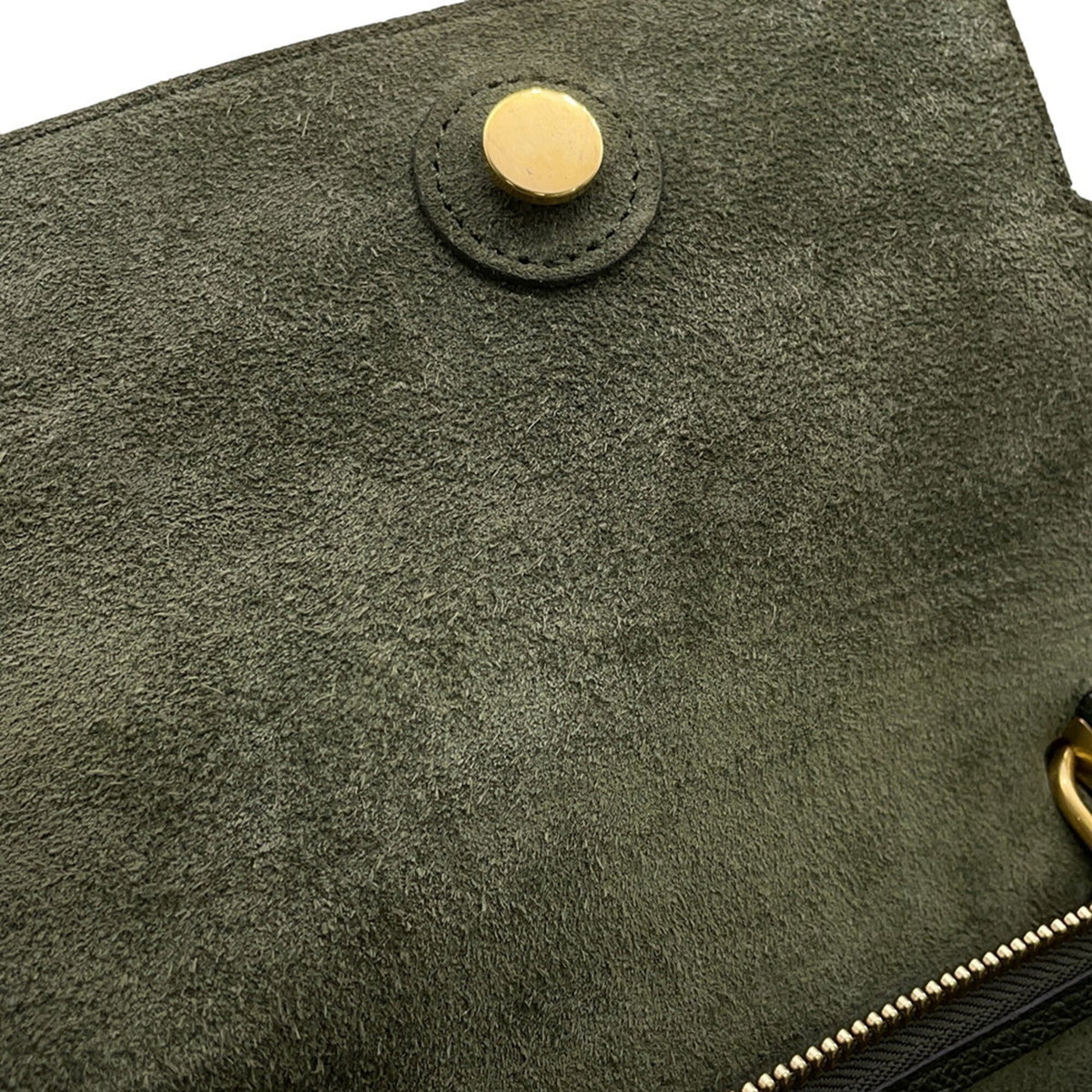 Celine Green Leather Handbag (Pre-Owned)