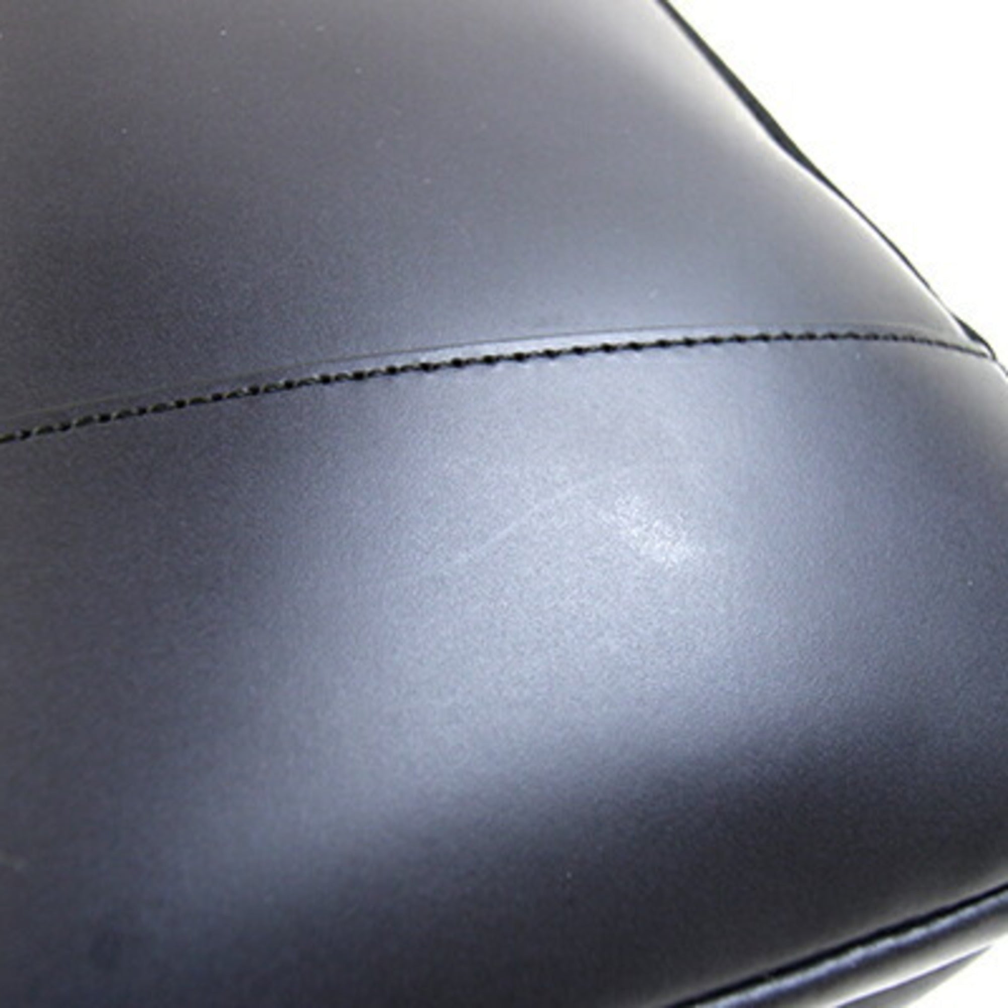 Takeo Kikuchi Black Dark Navy Leather Backpack Sling Bag (Pre-Owned)
