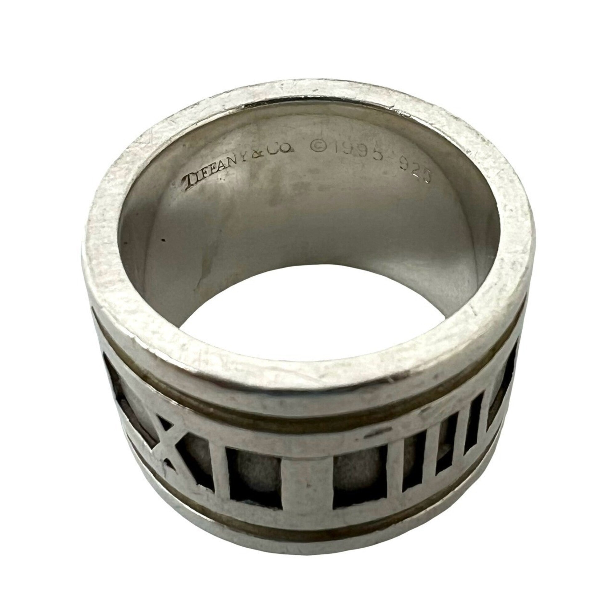 Tiffany Silver Silver 925 Band Ring (Pre-Owned)