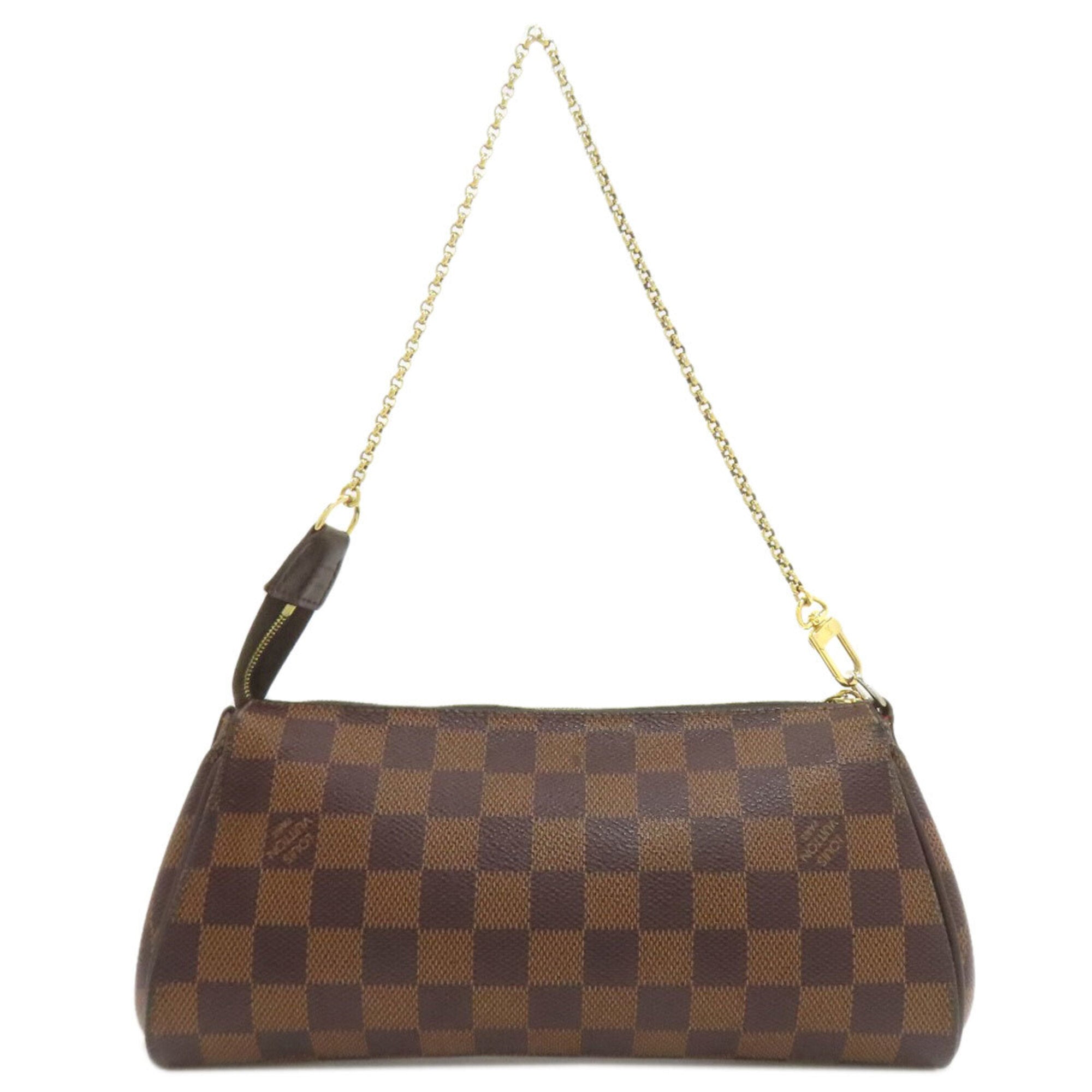 Louis Vuitton Damier Canvas Ebene Damier Canvas Shoulder Bag (Pre-Owned)