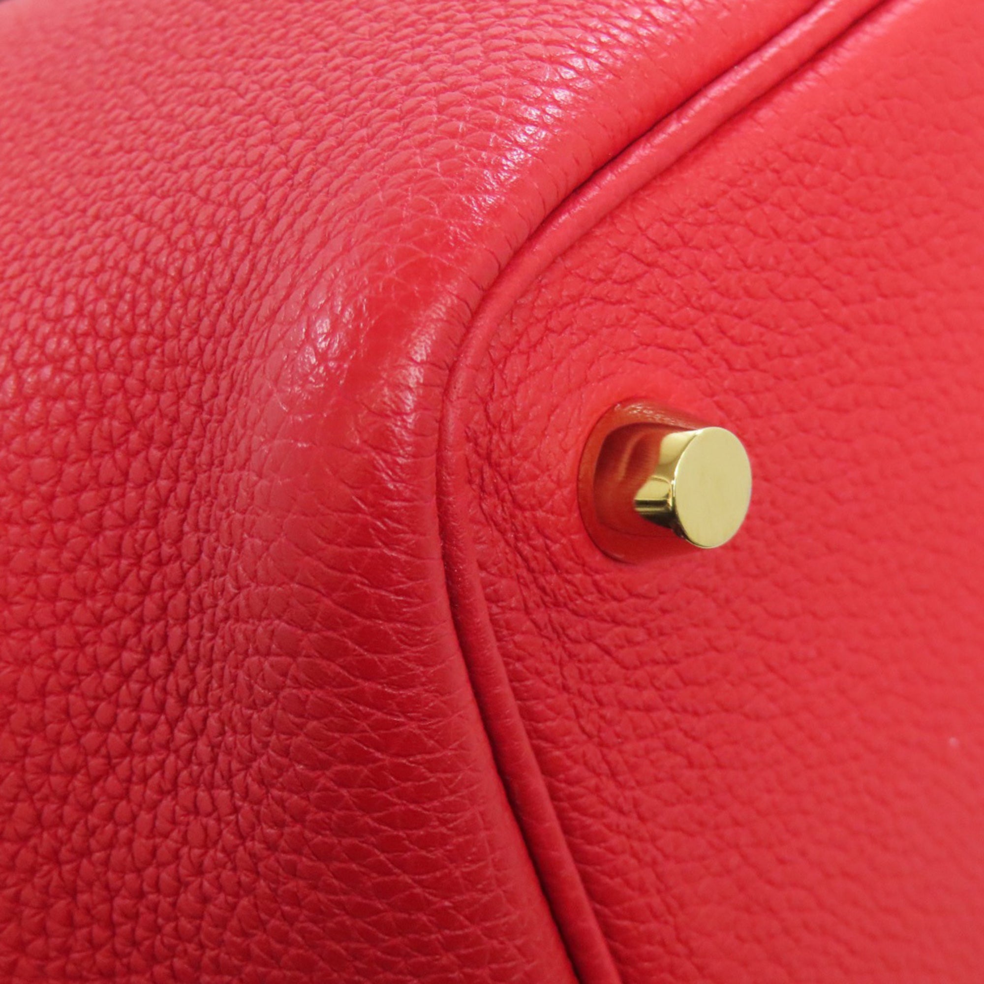 Hermes Vermilion Handbag (Pre-Owned)