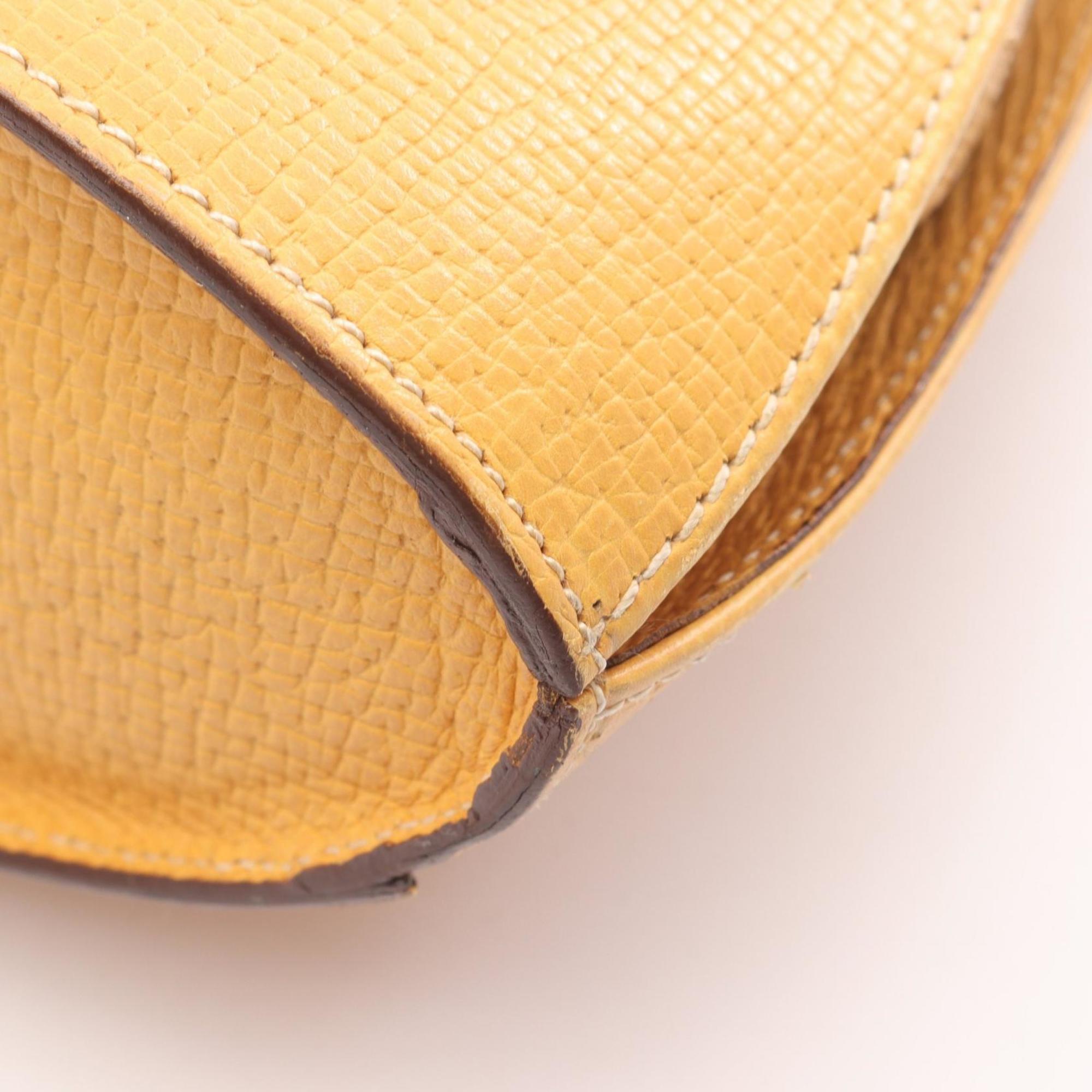 Loewe Yellow Leather Handbag Tote Bag (Pre-Owned)
