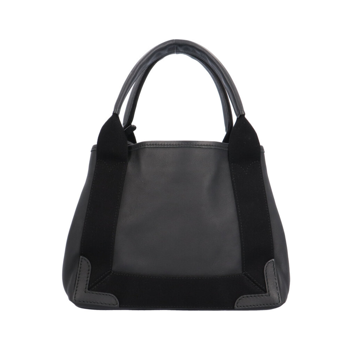 Balenciaga Black Leather Handbag Shoulder Bag (Pre-Owned)