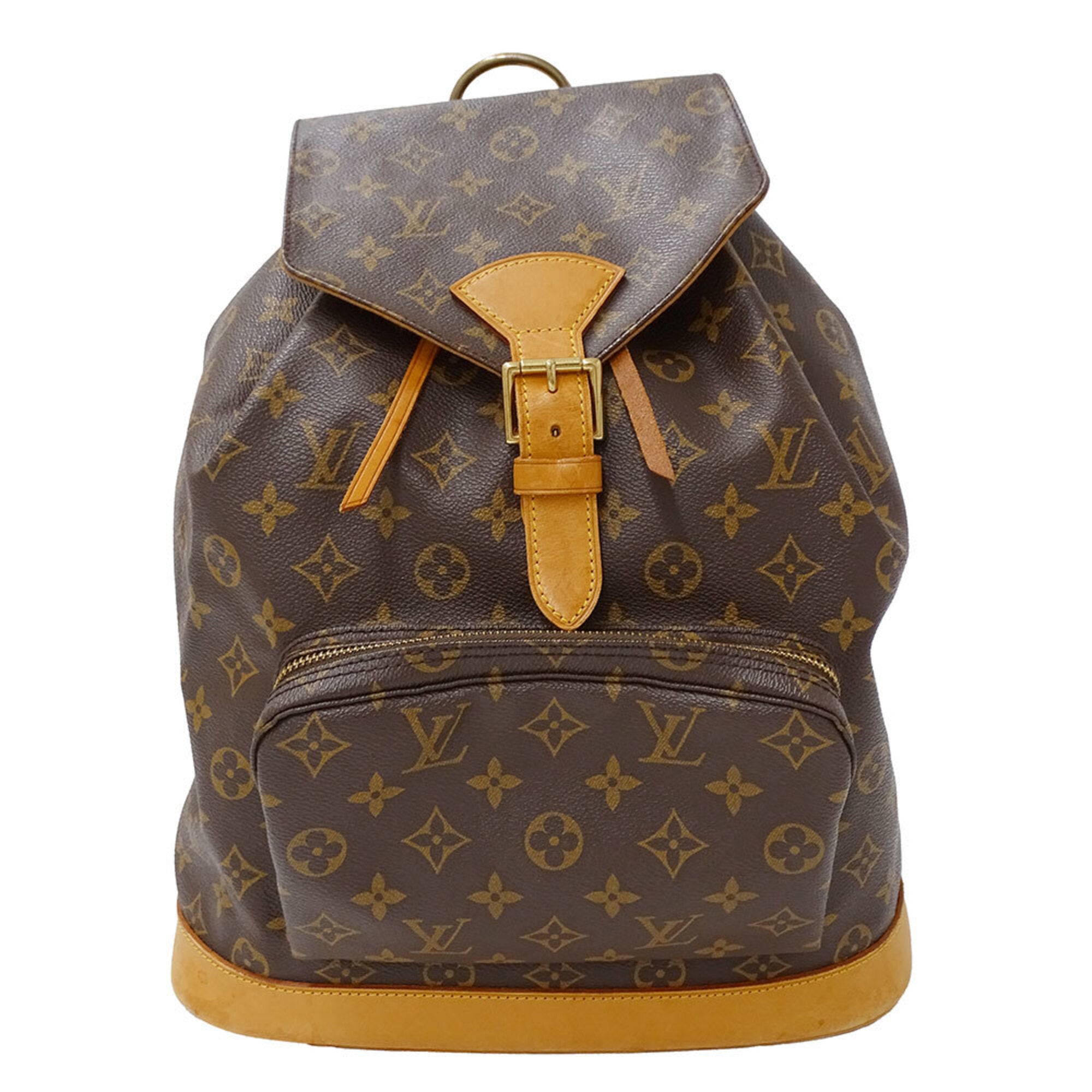 Louis Vuitton Brown Monogram Canvas Backpack (Pre-Owned)