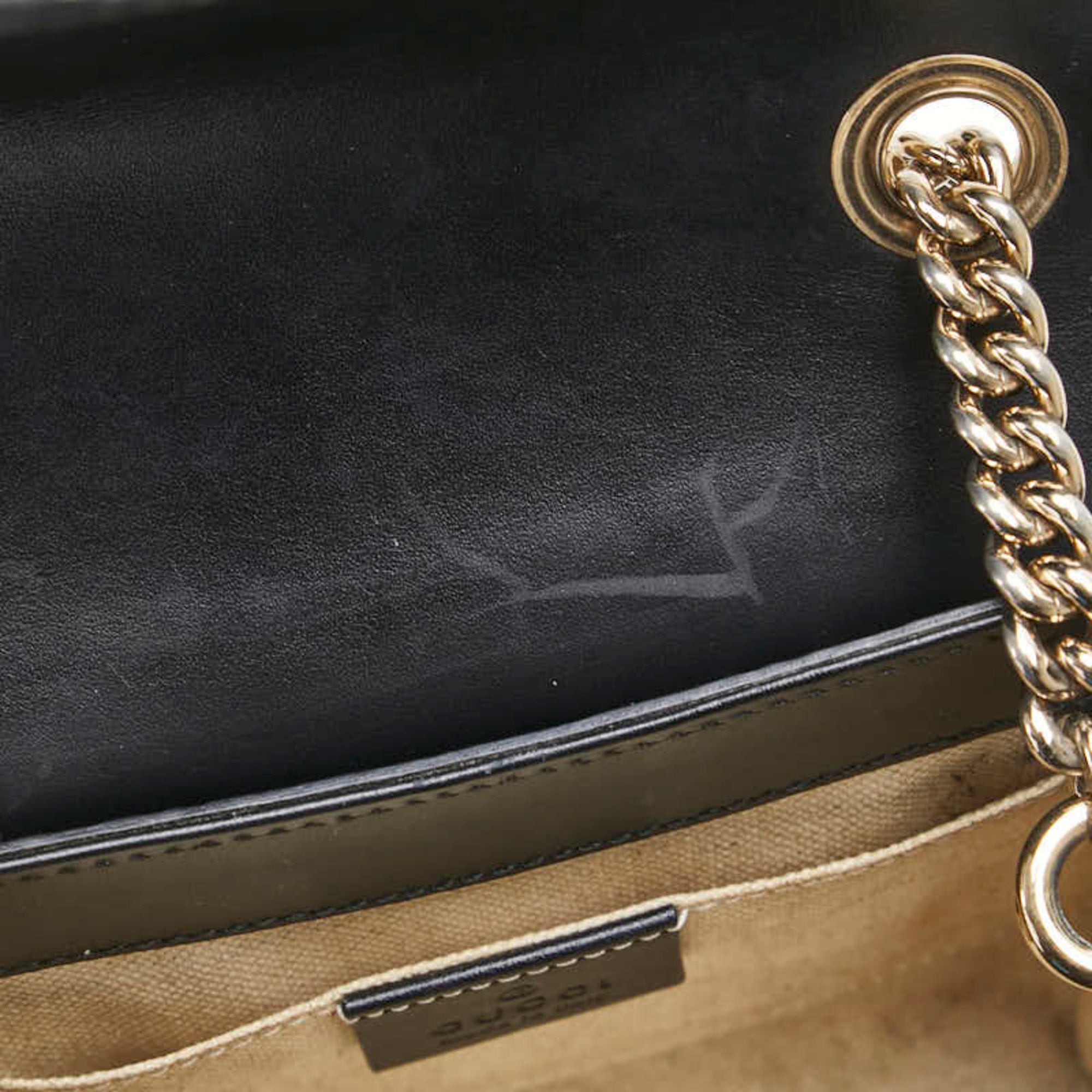 Gucci Horsebit Black Leather Shoulder Bag (Pre-Owned)