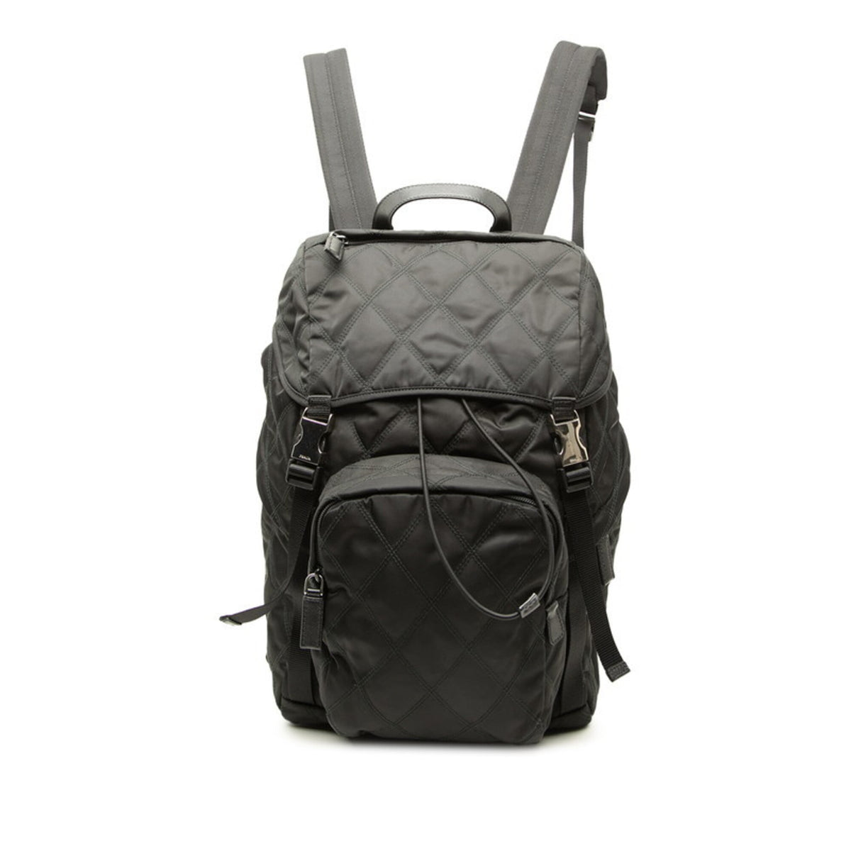 Prada Black Nylon Leather (Pre-Owned)