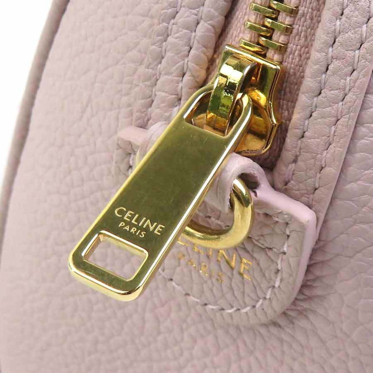 Celine Pink Leather Handbag Shoulder Bag (Pre-Owned)