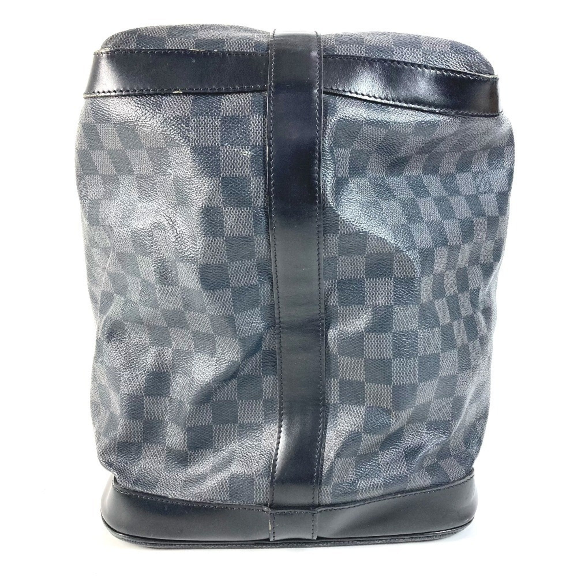 Louis Vuitton Black Damier Graphite Boston Bag Handbag (Pre-Owned)