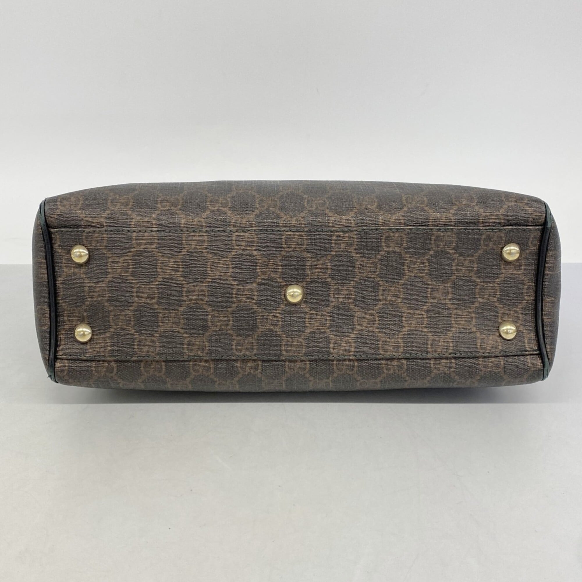 Gucci Black Brown Pvc Tote Bag (Pre-Owned)