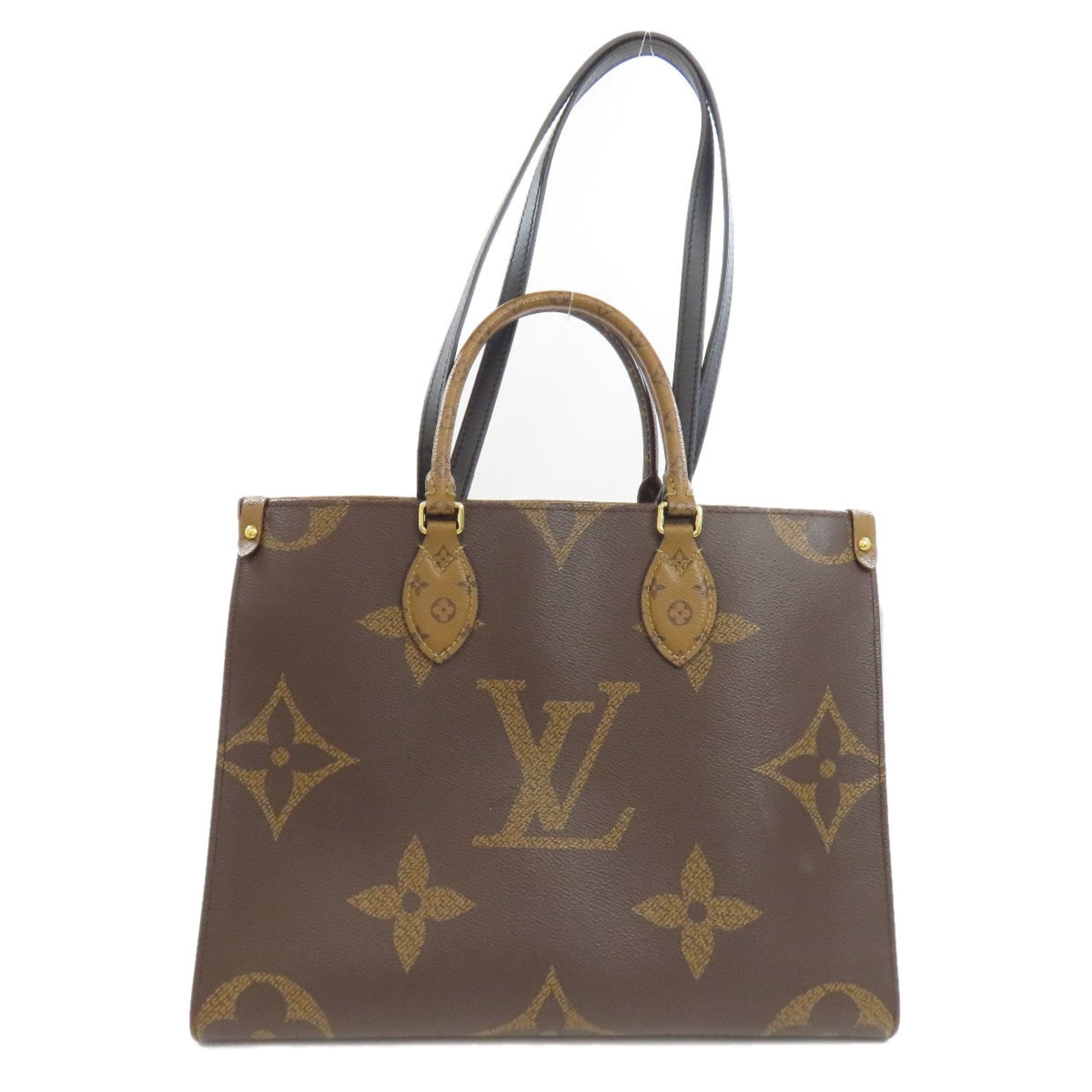 Louis Vuitton Brown Monogram Reverse Tote Bag (Pre-Owned)